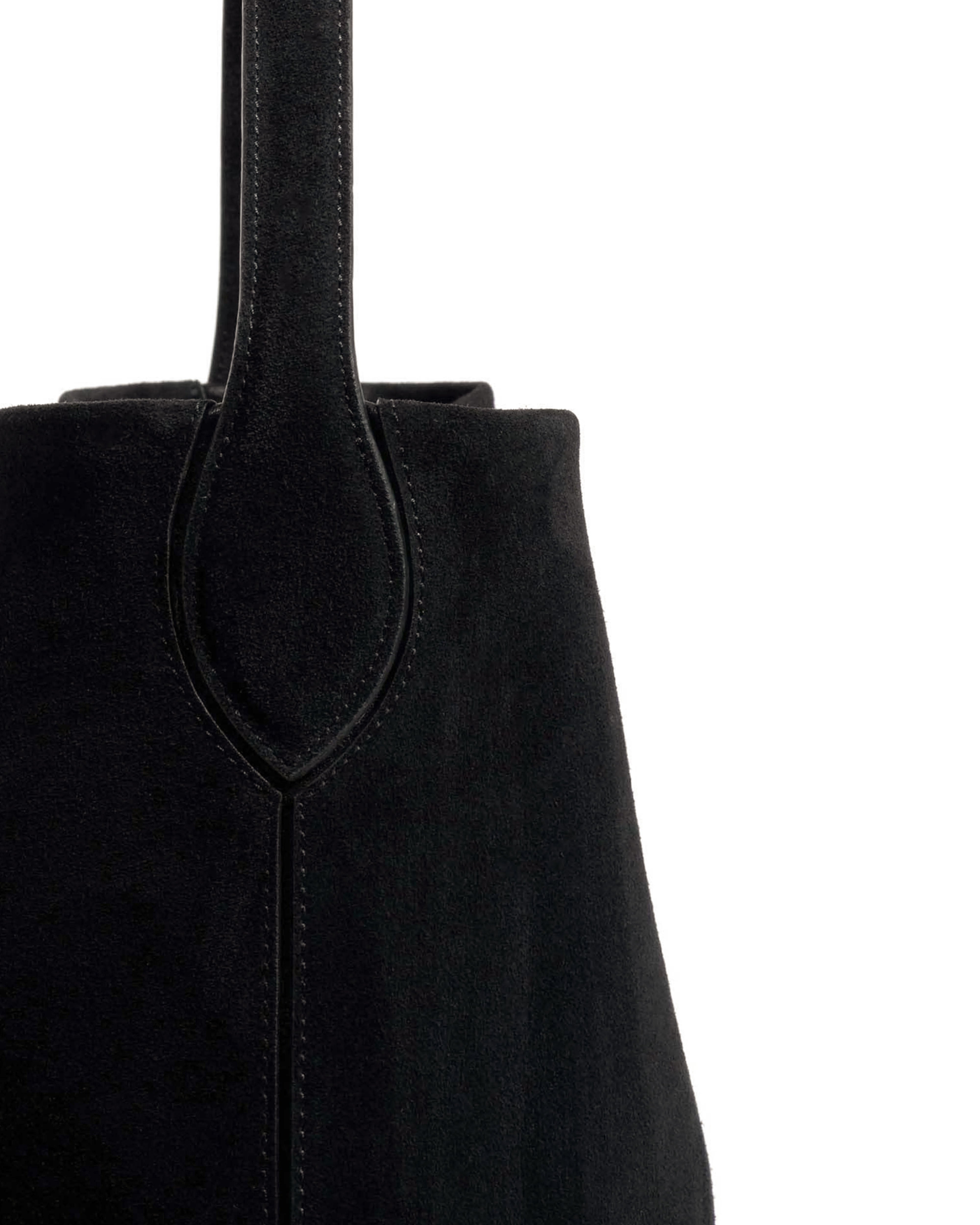 Versa everyday bag Calf suede Black