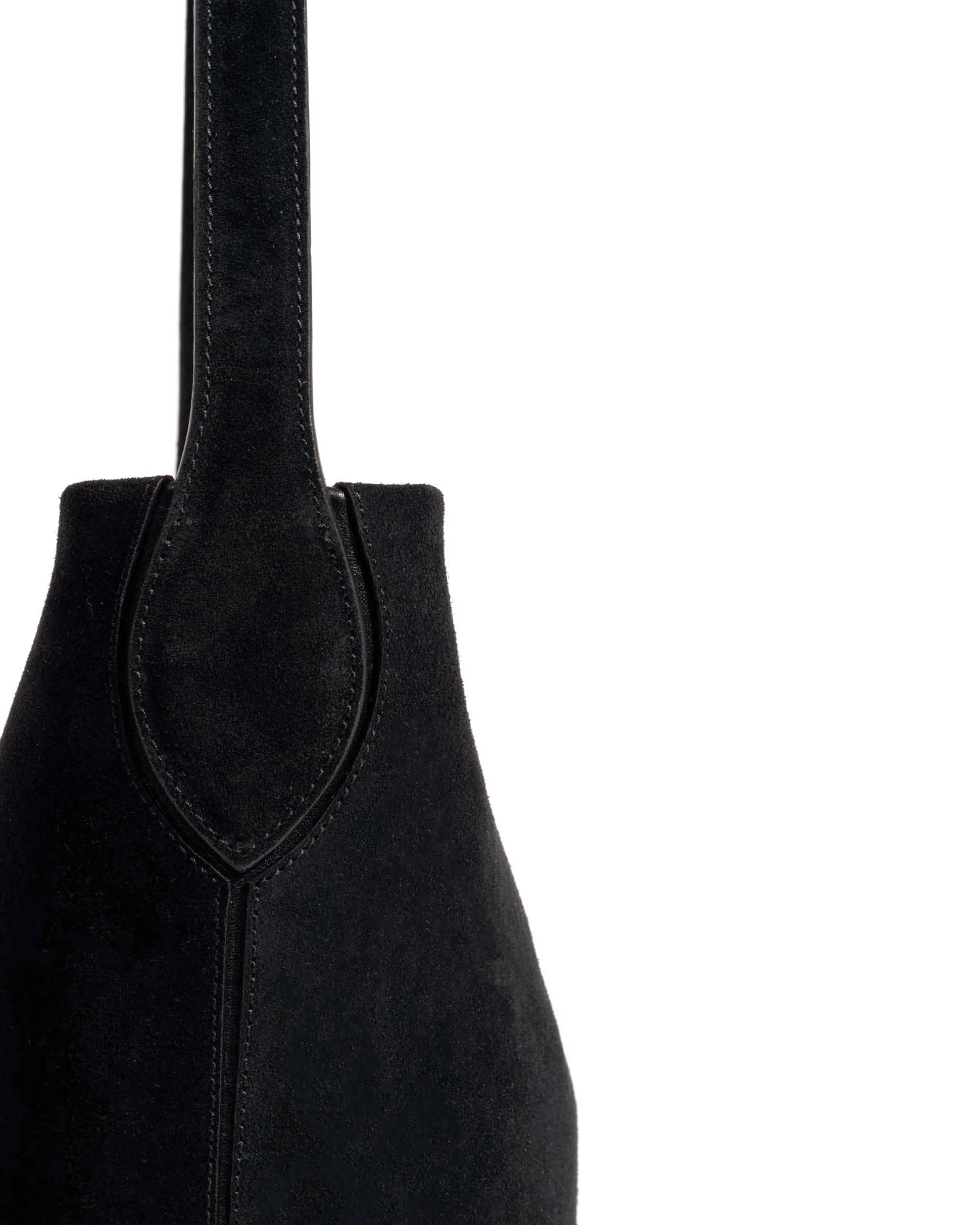 Versa petite bag Calf suede Black