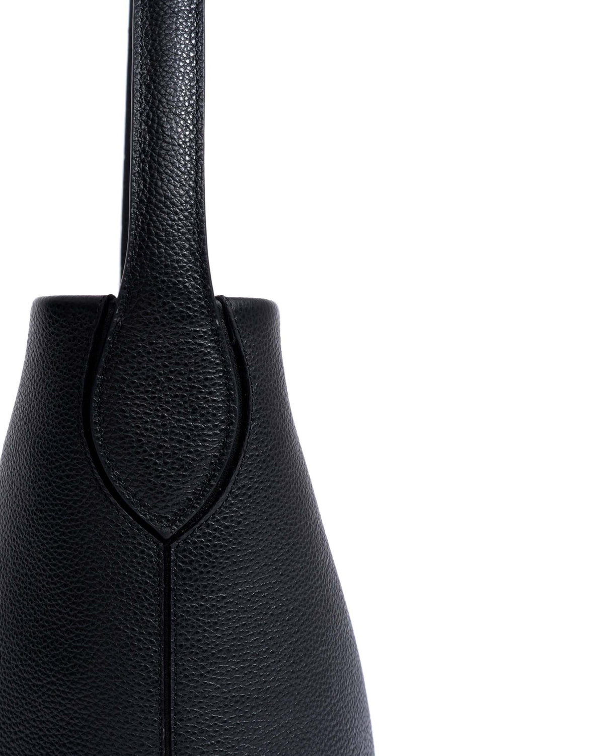 Versa petite bag Pebbled soft calf Black