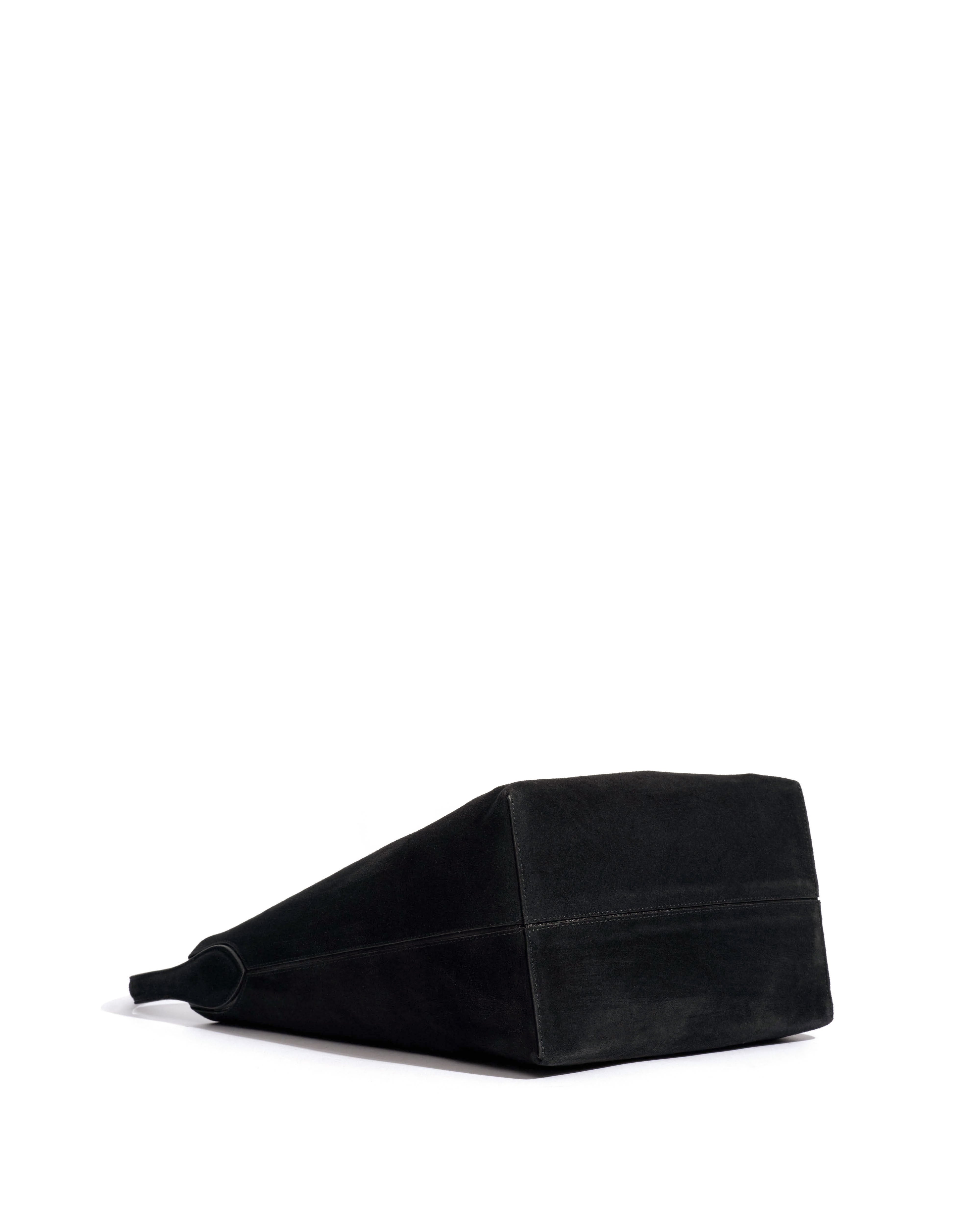 Versa everyday bag Calf suede Black