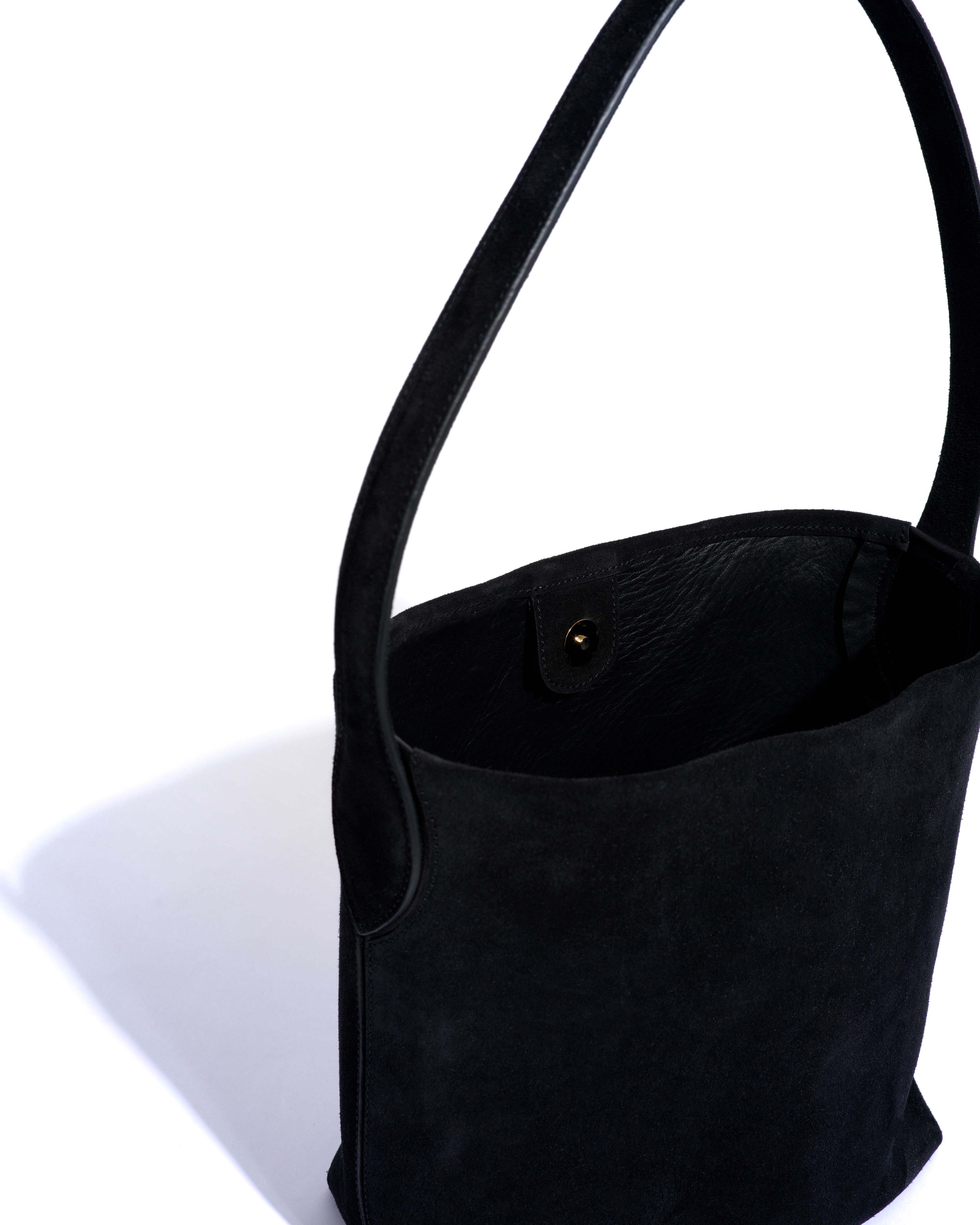 Versa petite bag Calf suede Black