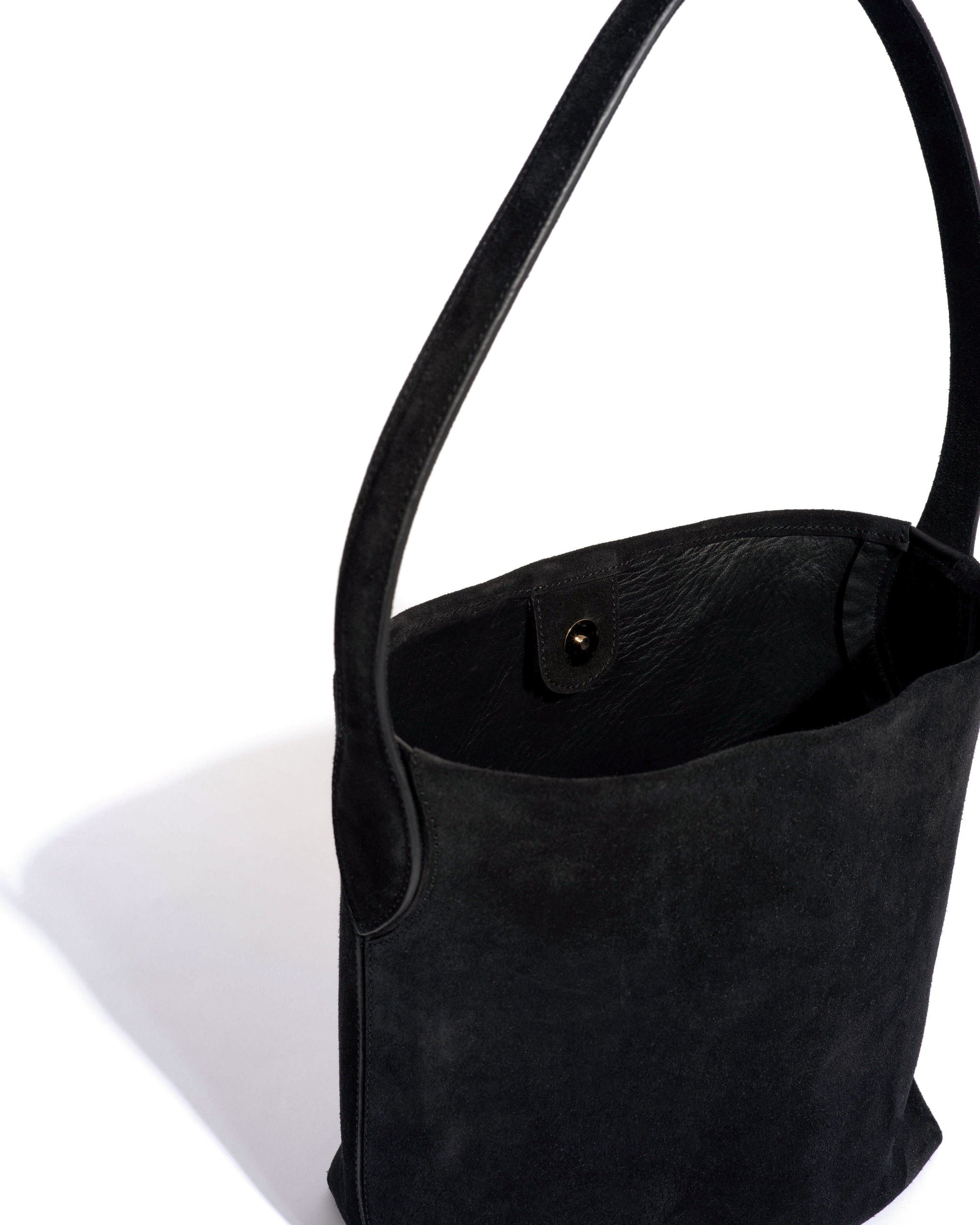 Versa petite bag Calf suede Black - Anonymous Copenhagen
