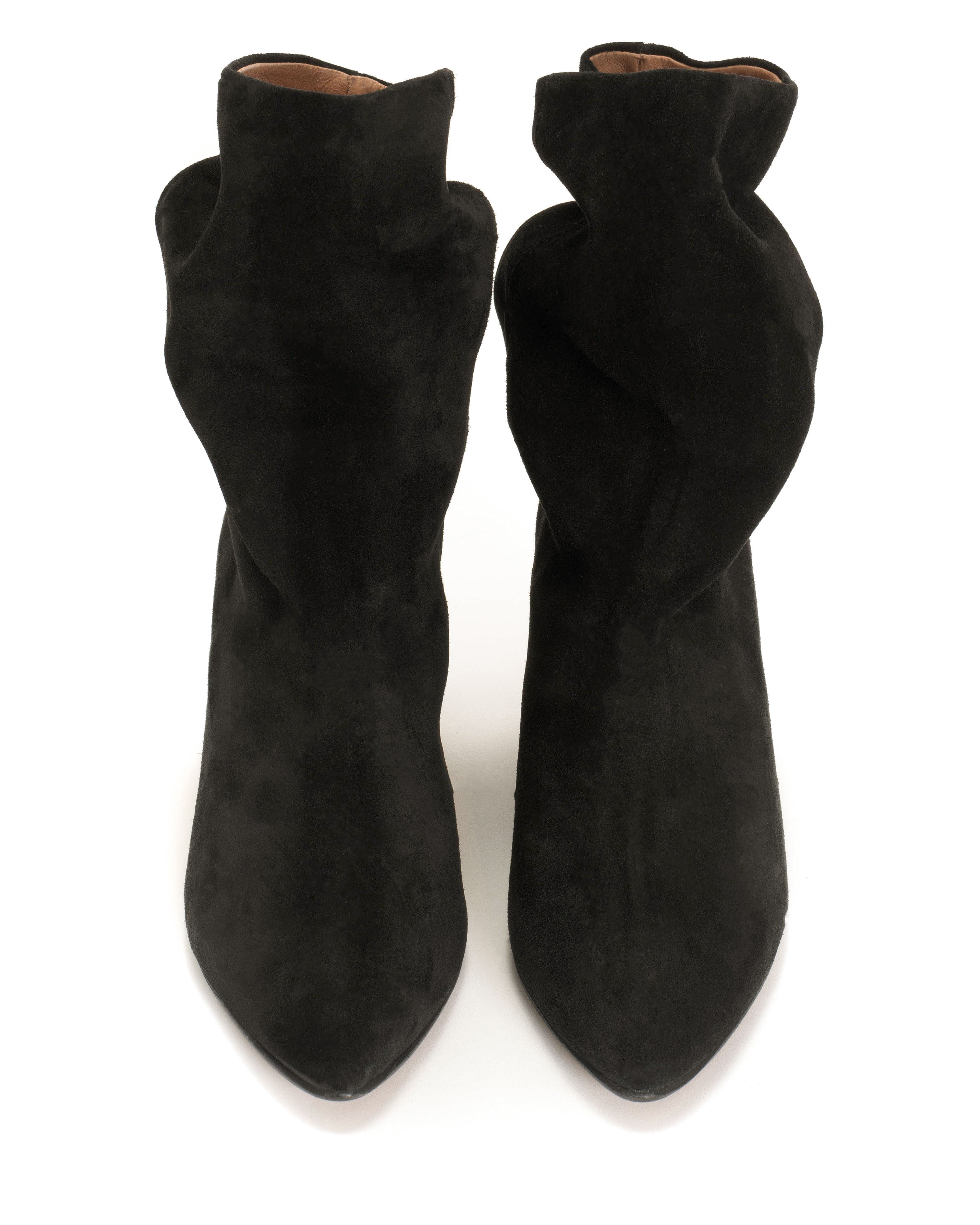 Vully 50 stiletto Calf suede Black