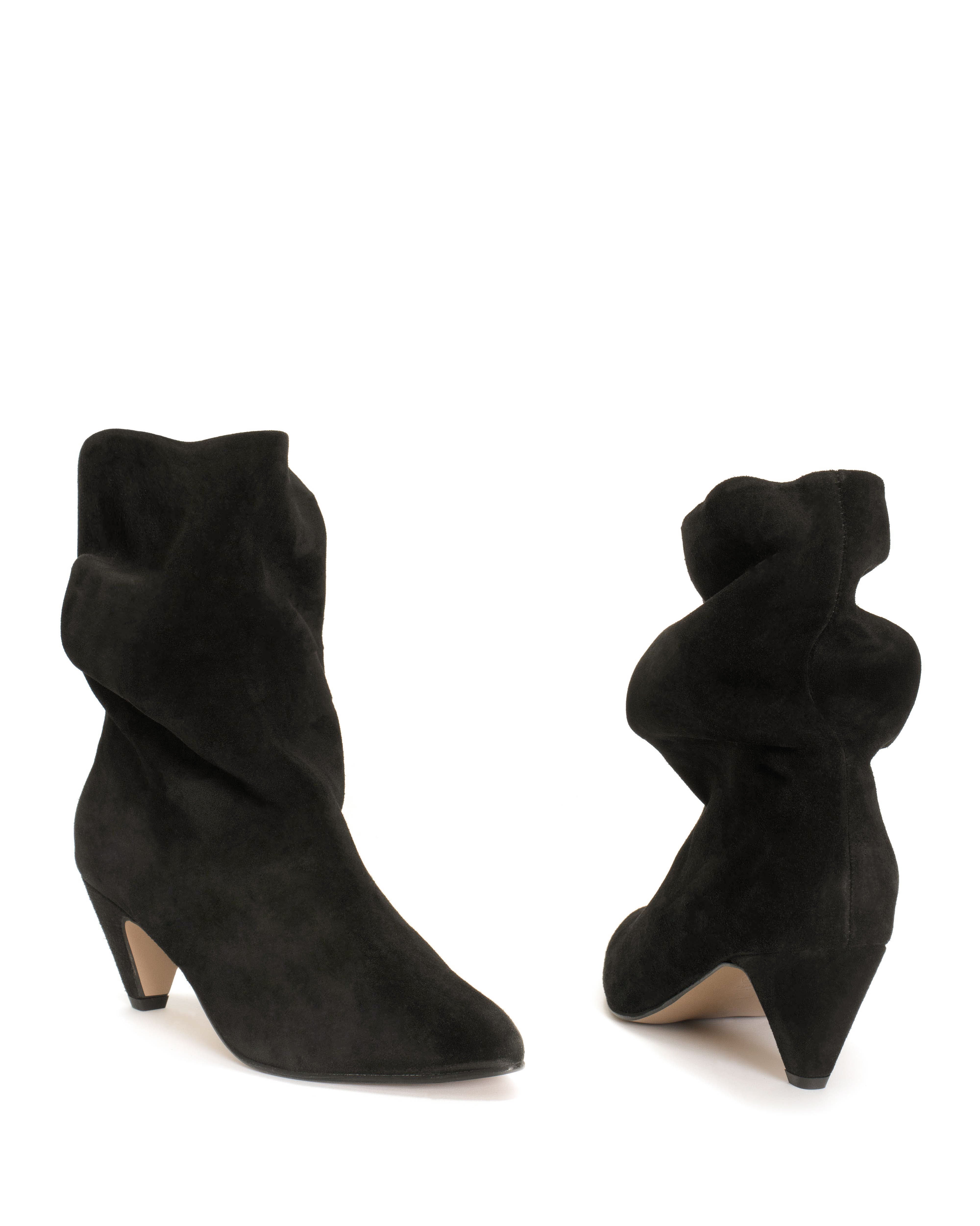 Vully 50 stiletto Calf suede Black