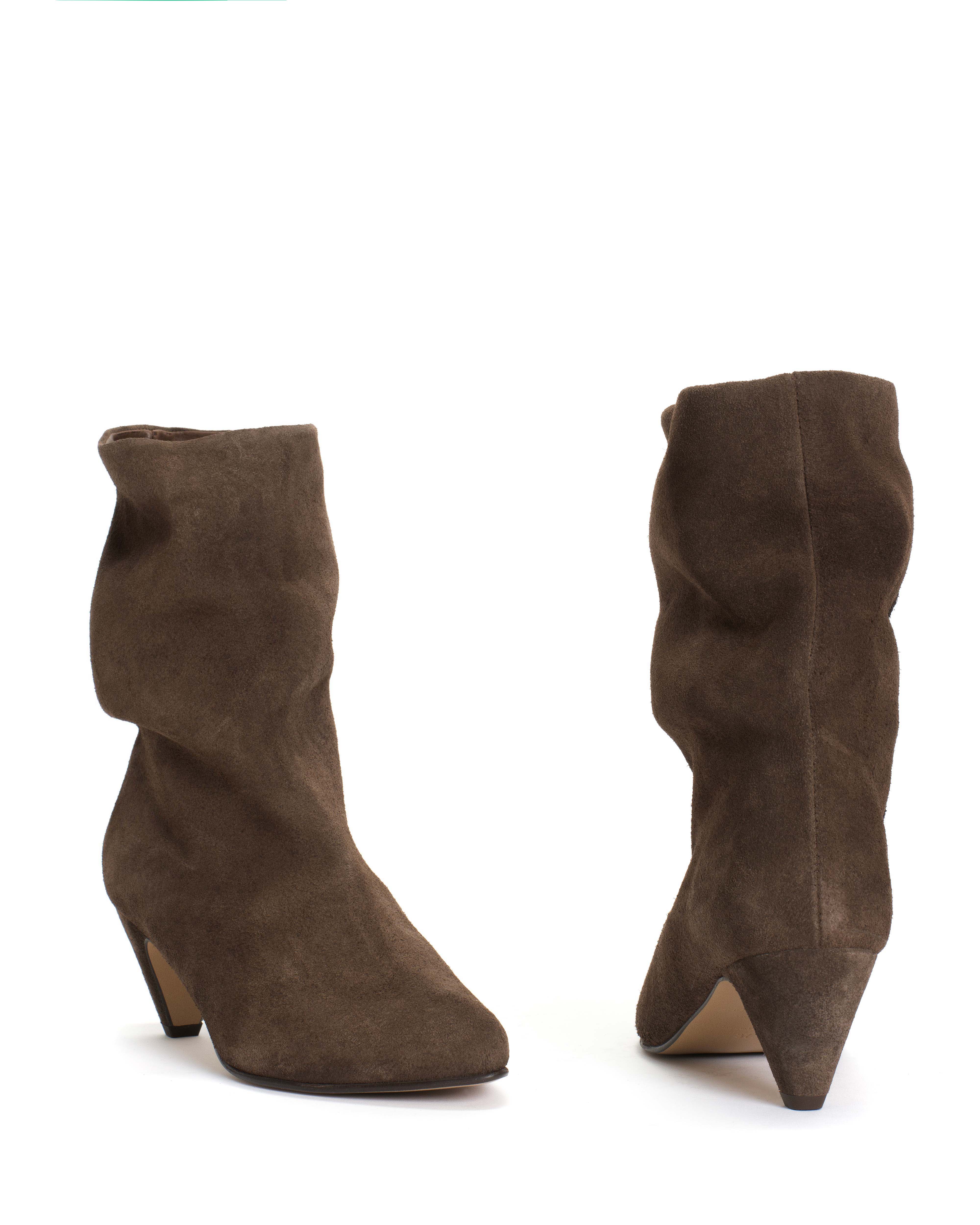 Vully 50 stiletto Calf suede Coffee brown