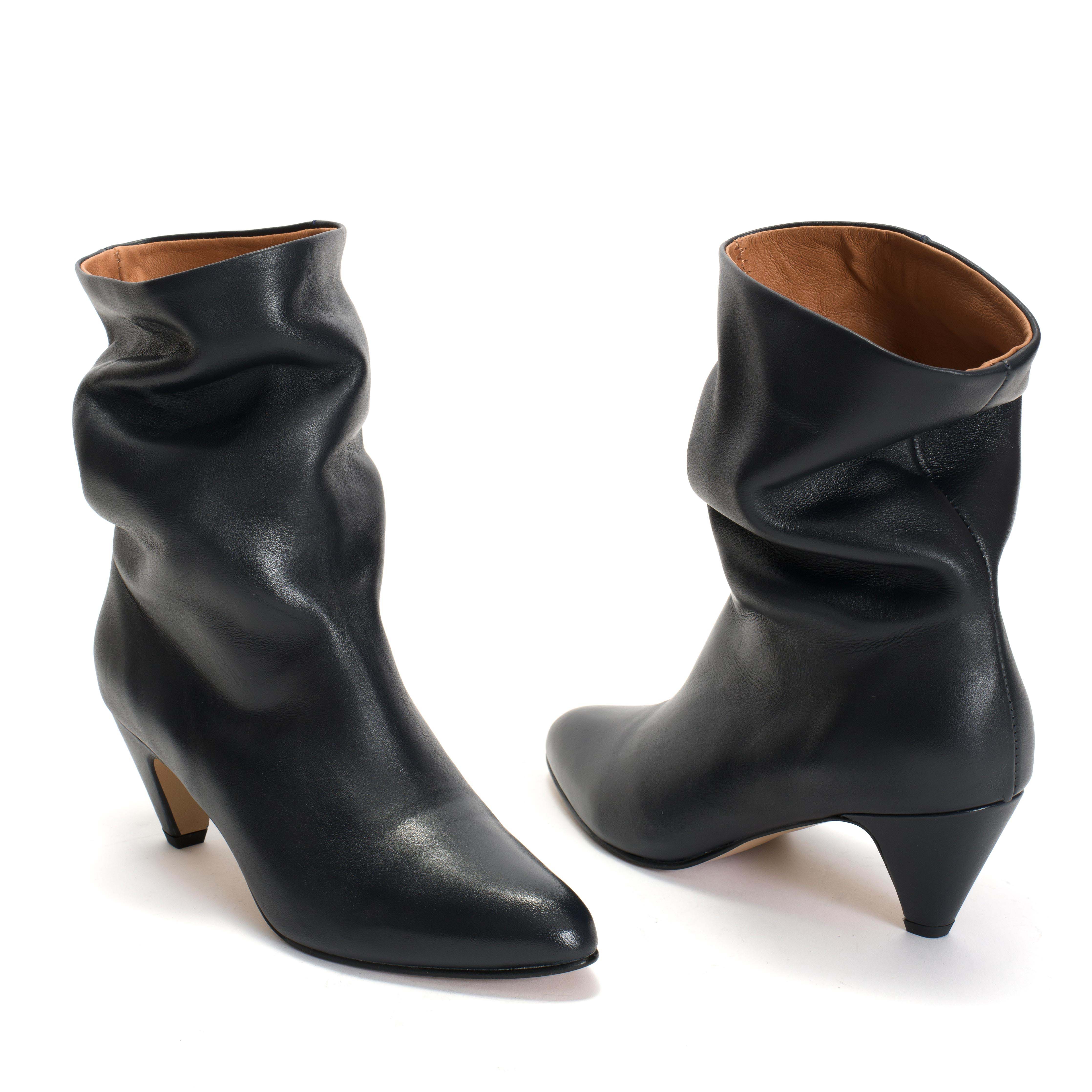 Vully 50 stiletto Soft calf Dark blue