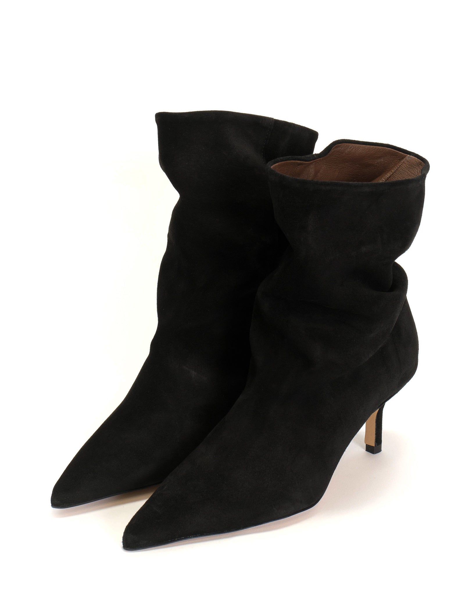 Vully 55 pin Calf suede Black