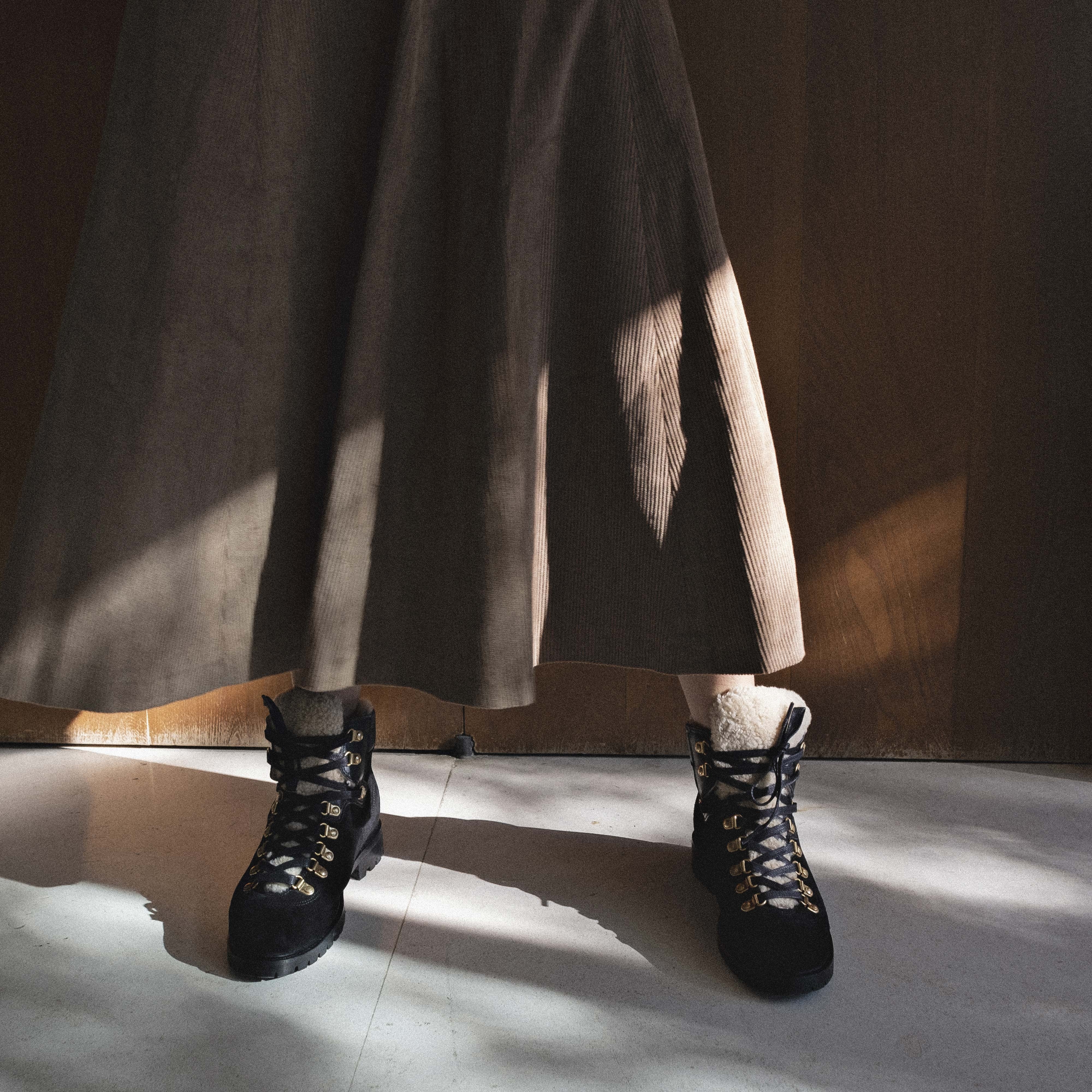 Teddi Calf suede Black