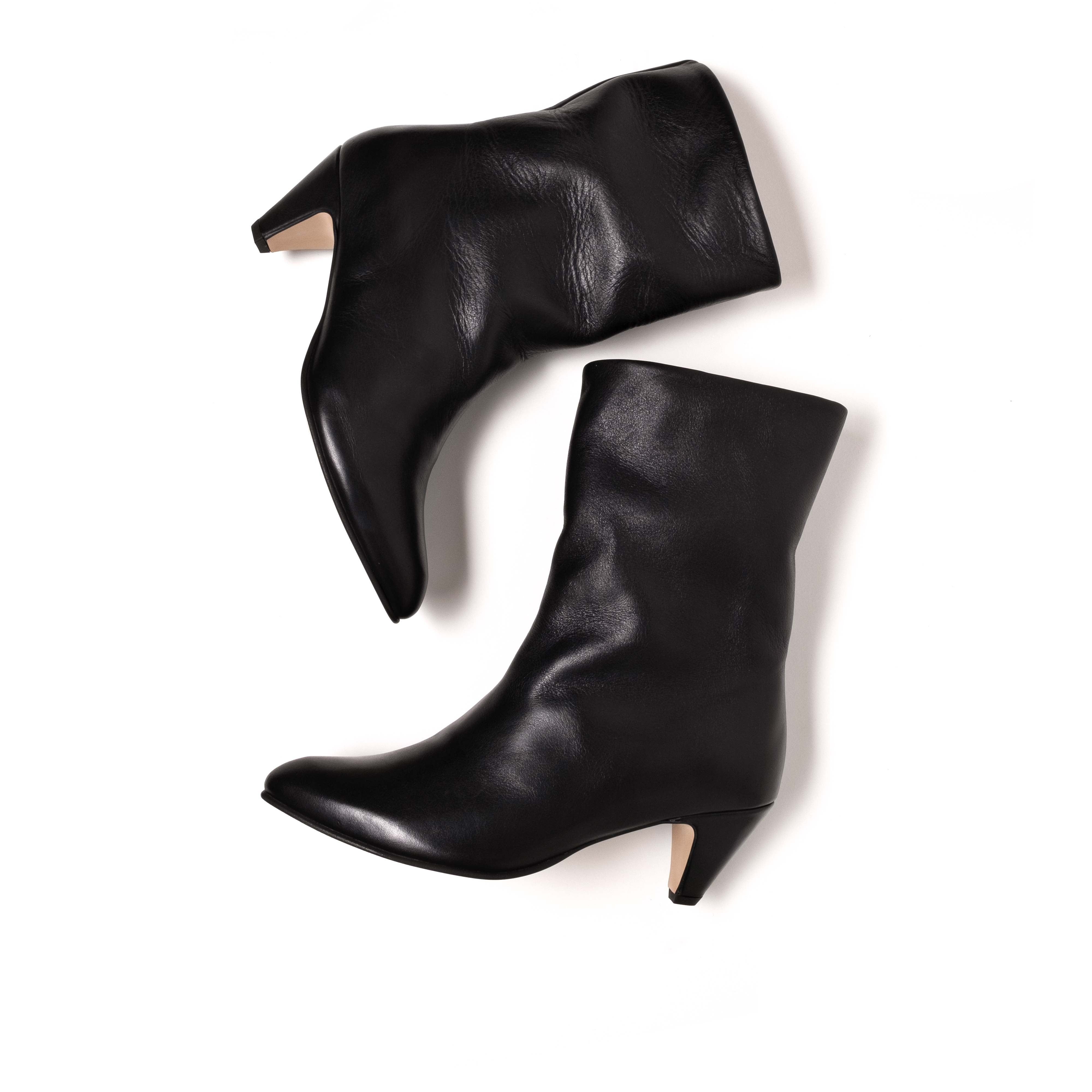 Vully 50 stiletto Soft calf Black