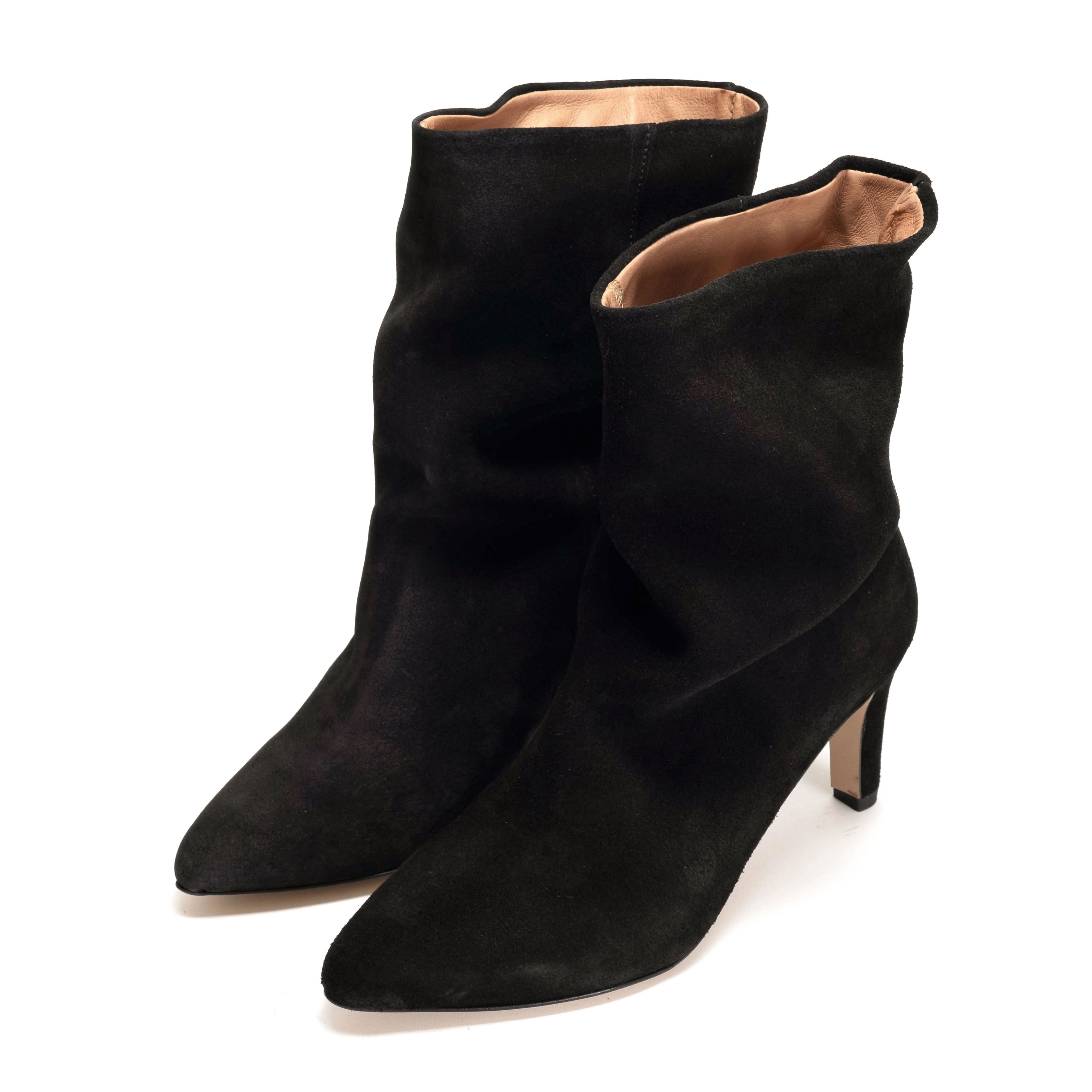 Vully 75 stiletto Calf suede Black