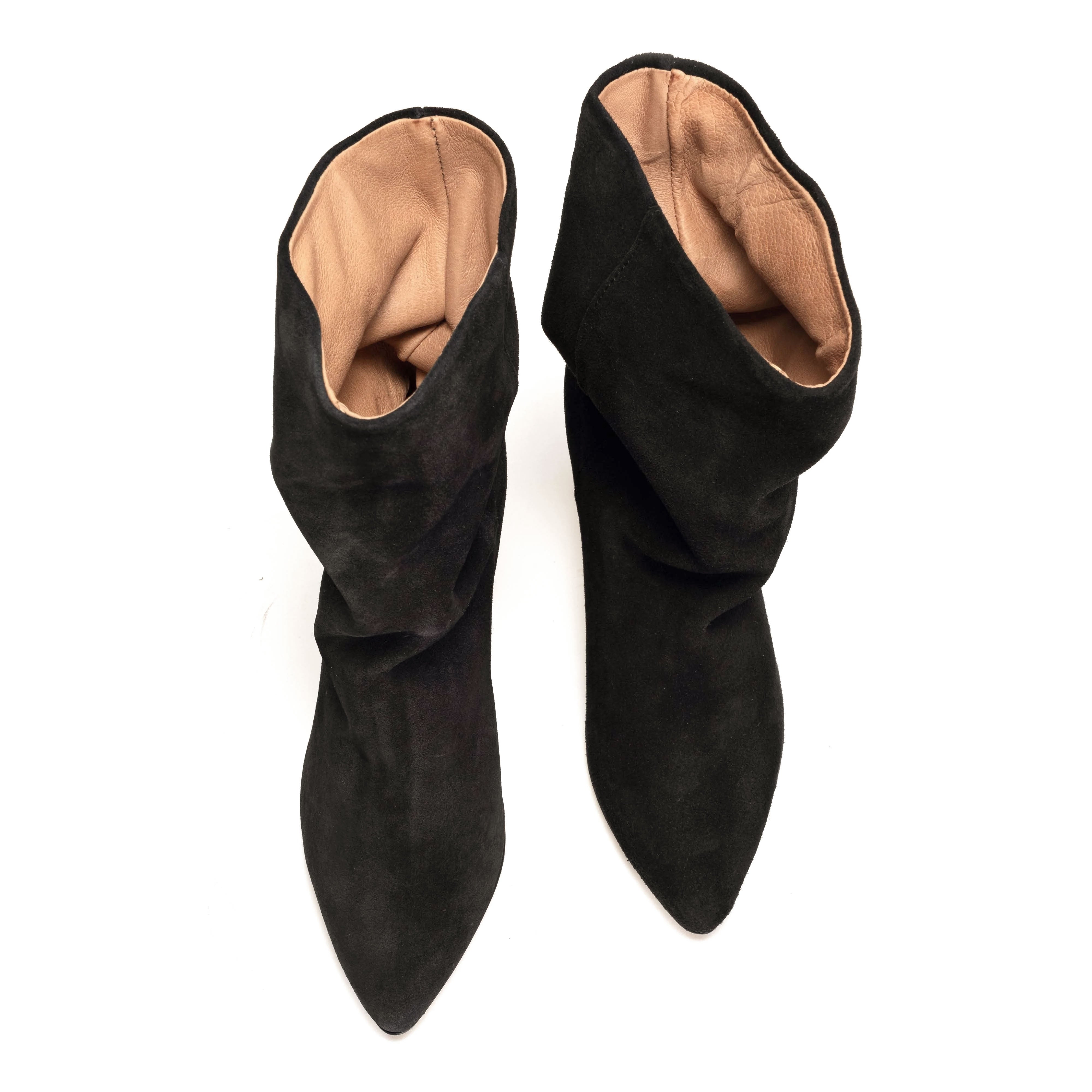 Vully 75 stiletto Calf suede Black