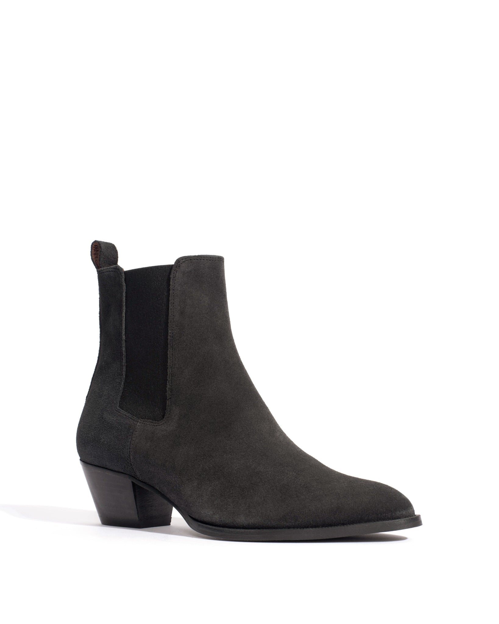 Faith Calf suede Off black - Anonymous Copenhagen