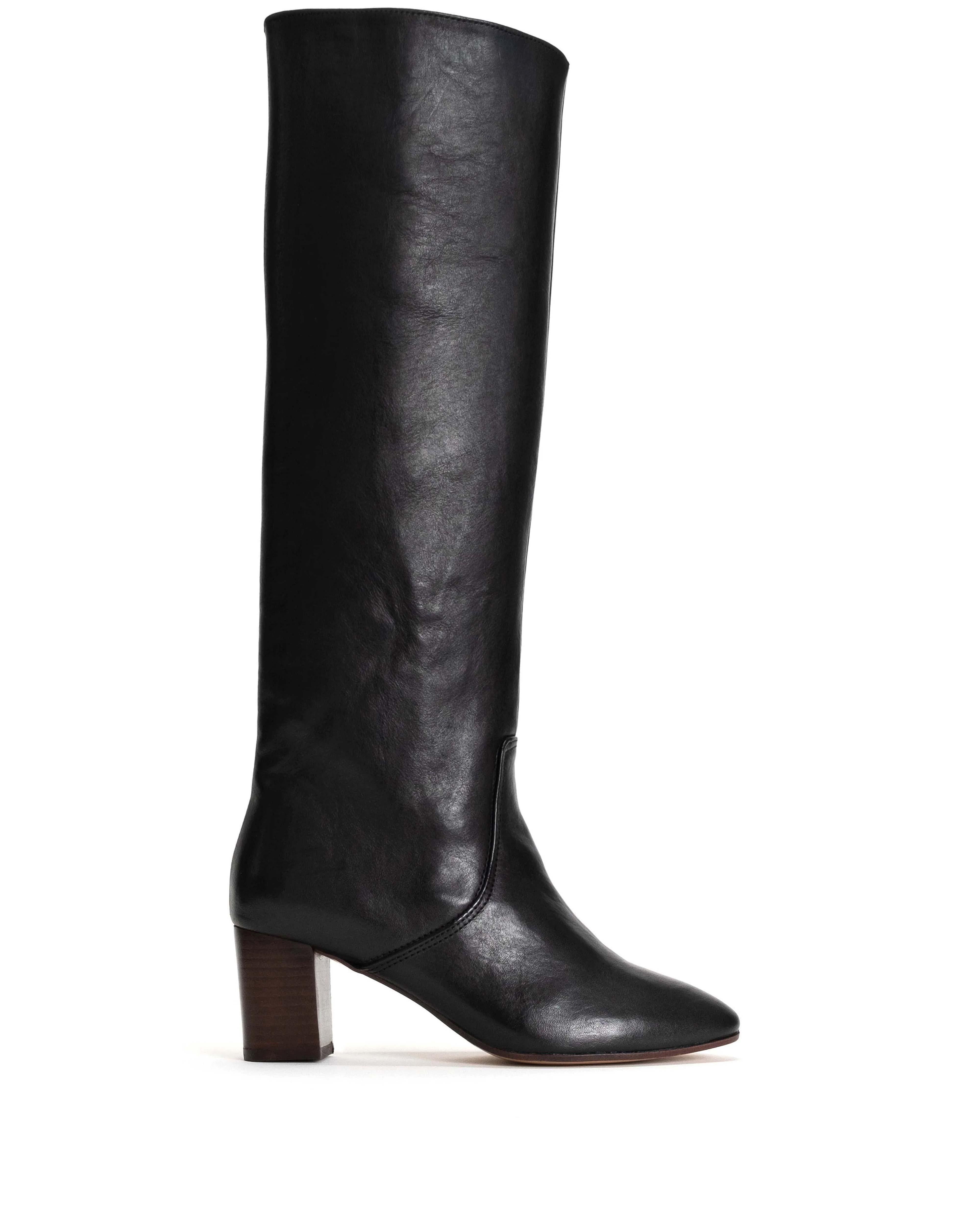 Henriette Vegetable Tanned Calf Black