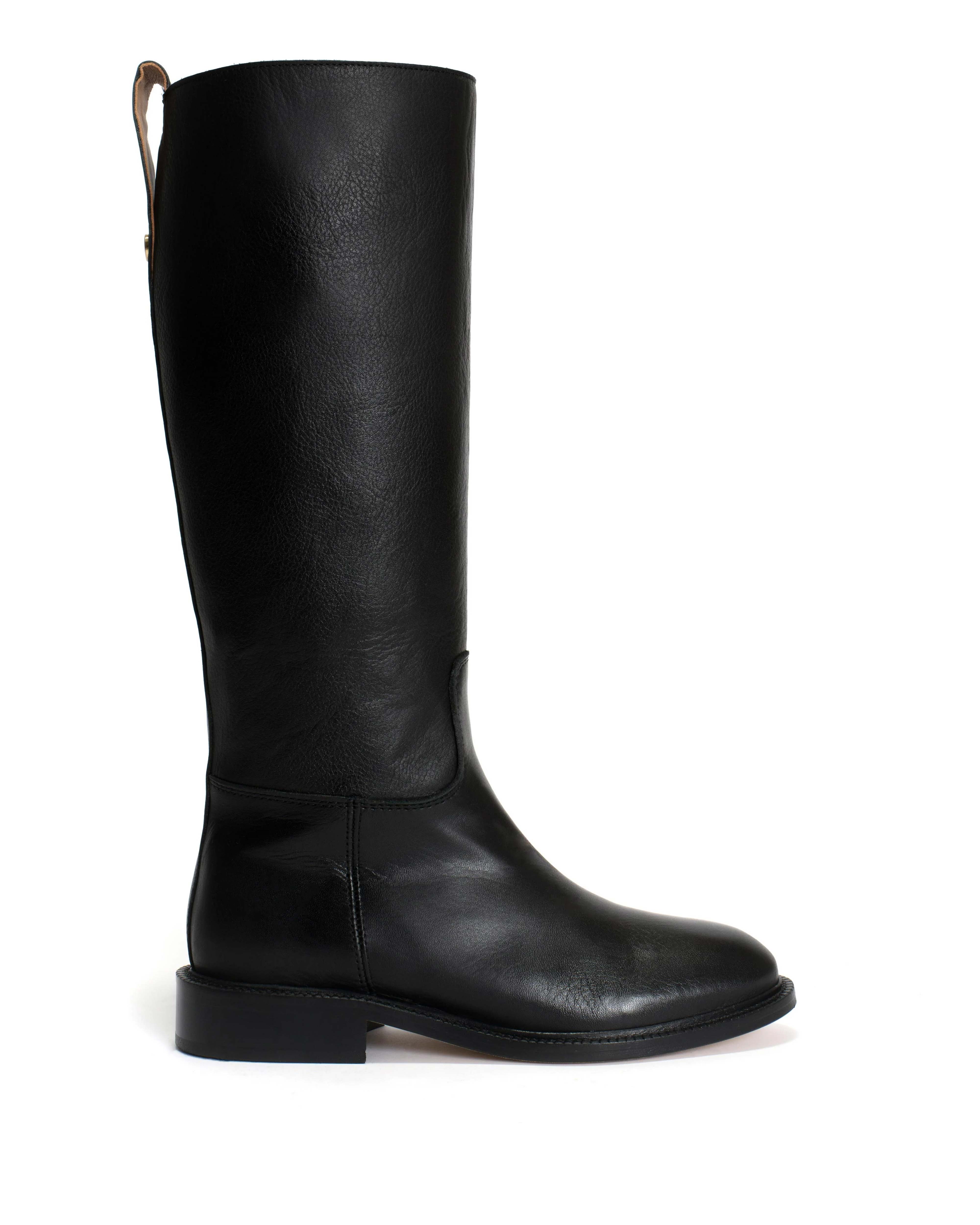 Semih Vegetable tanned calf Black