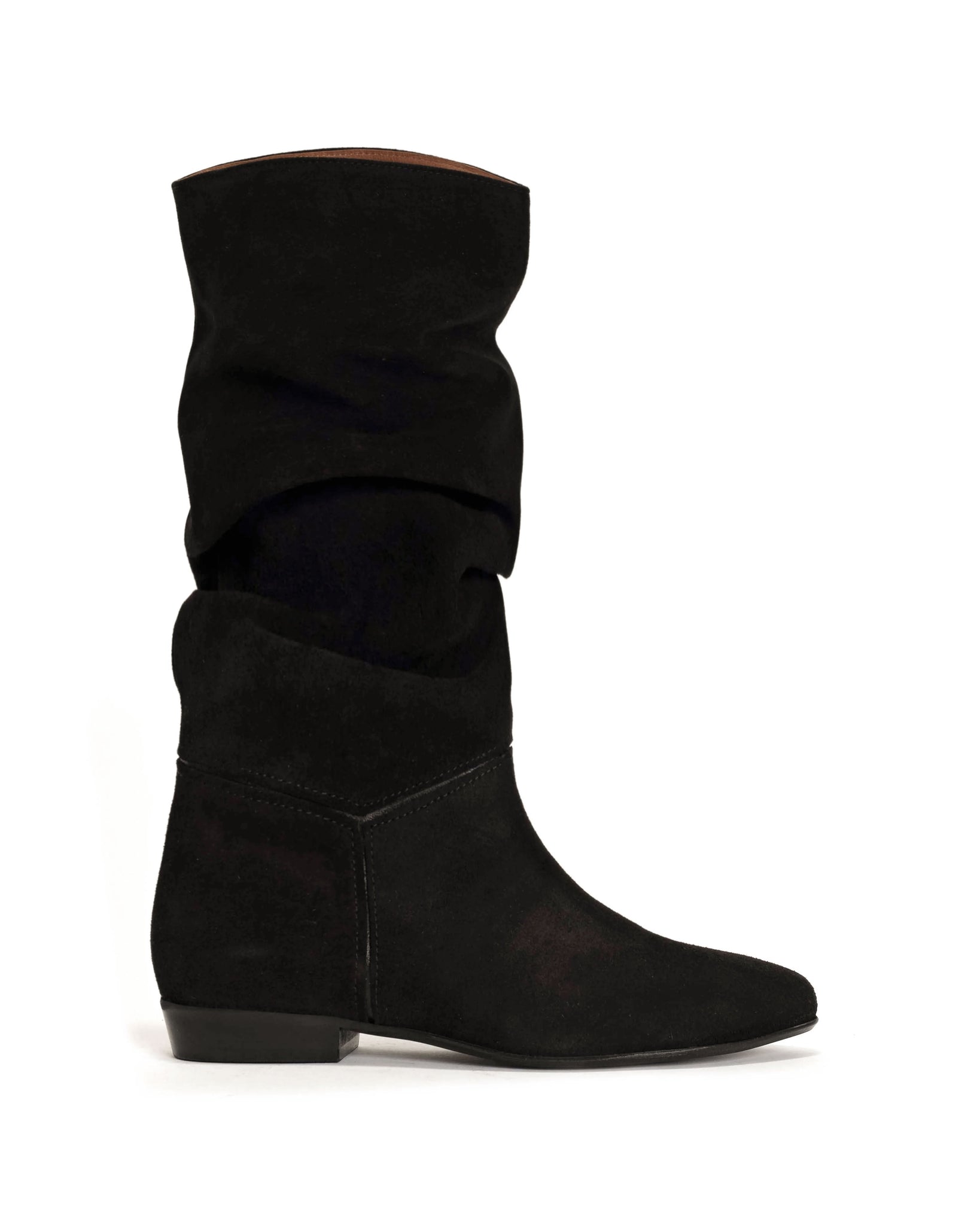 Jasmina 20 Calf suede & sleek leather Black - Anonymous Copenhagen