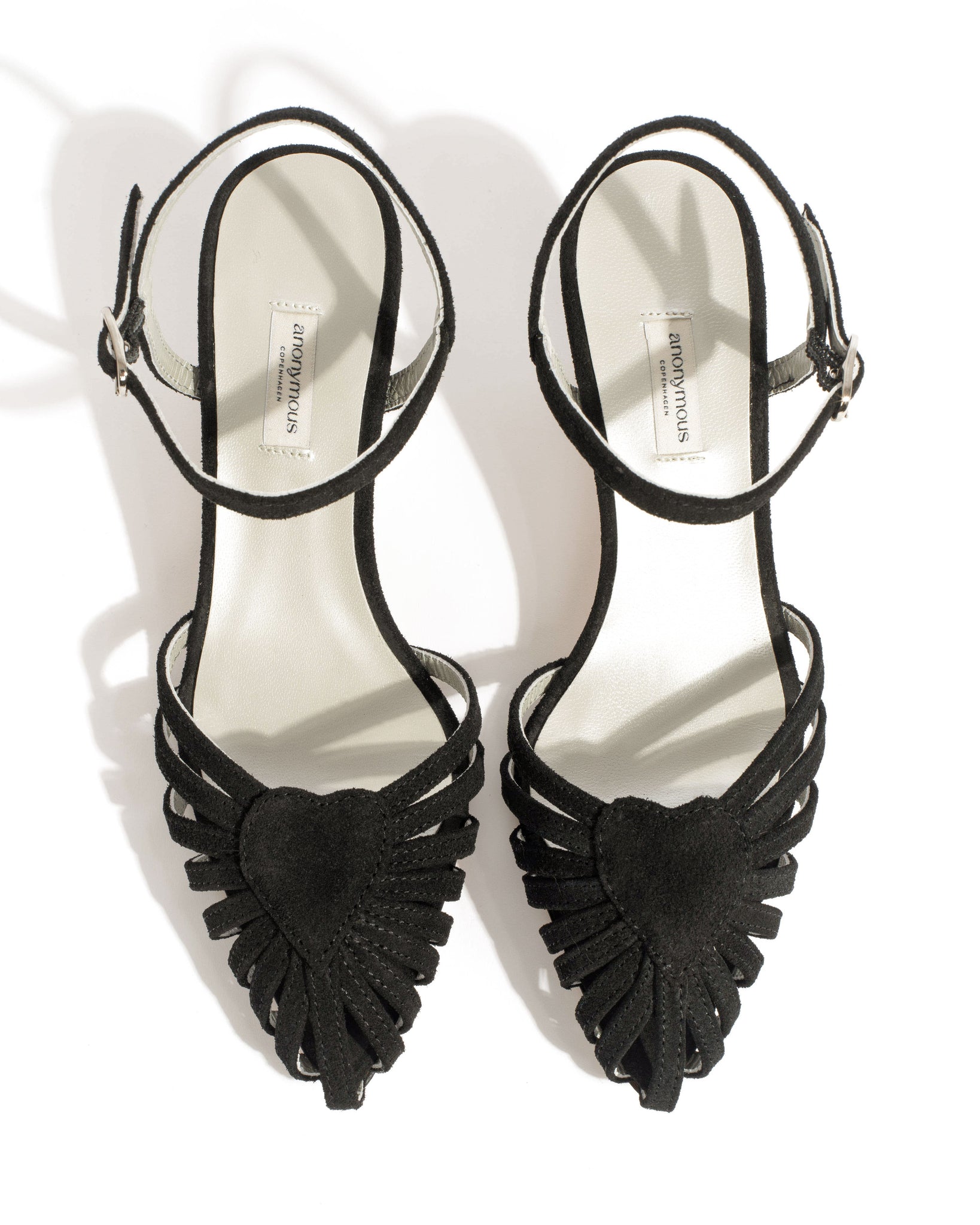 Keesha 55 Calf suede & lining Black & silver - Anonymous Copenhagen