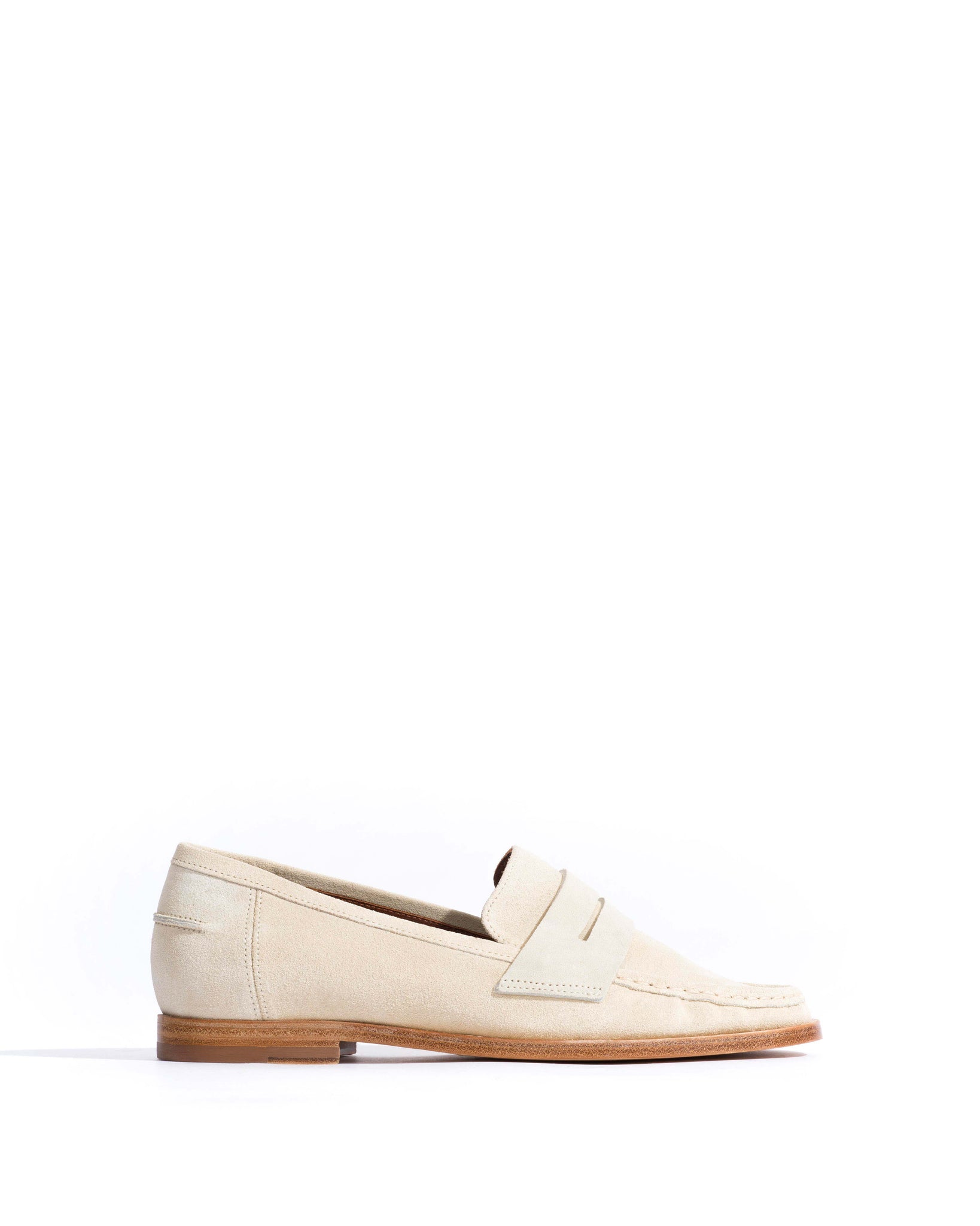 Jesha Calf suede Antique white