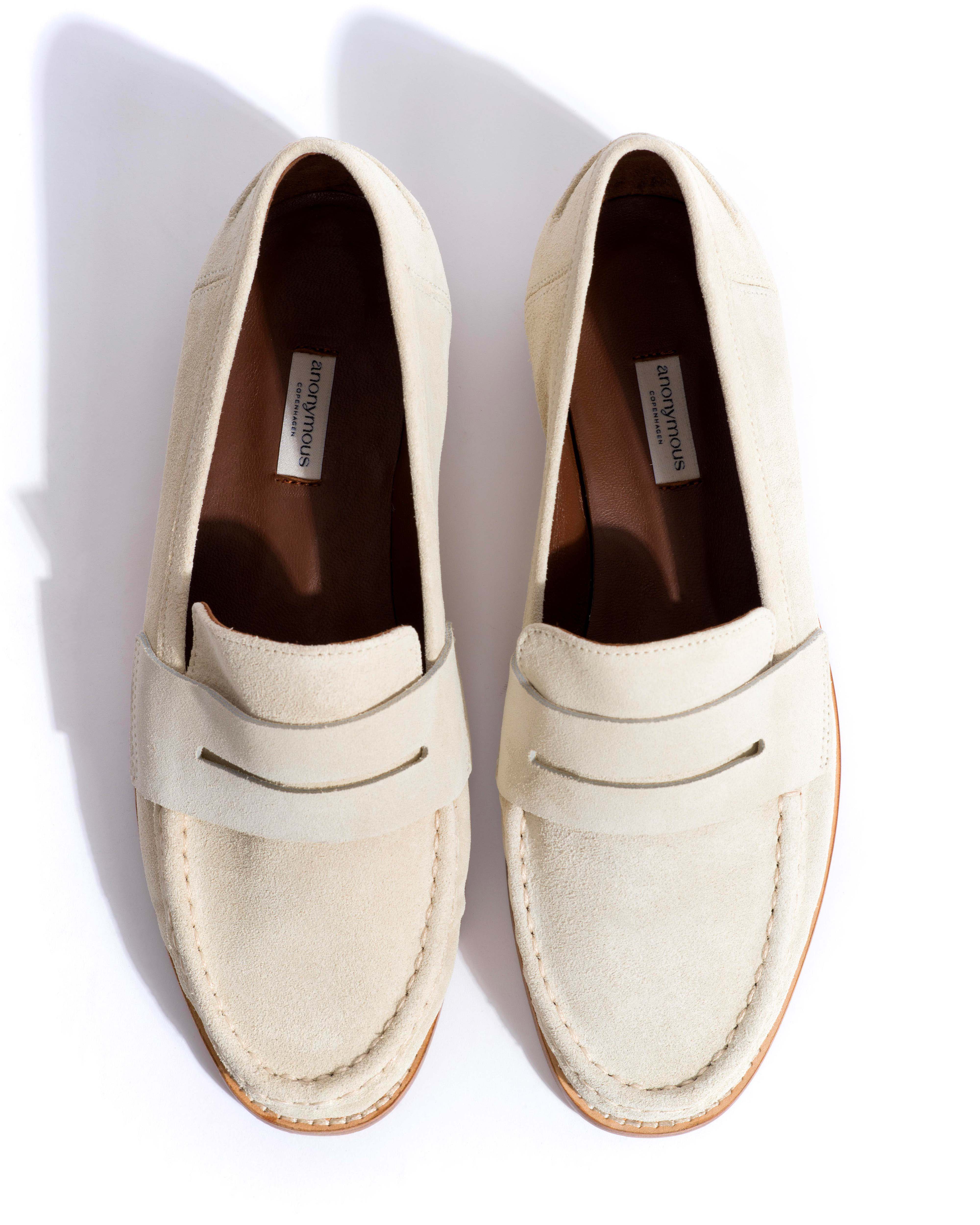 Jesha Calf suede Antique white