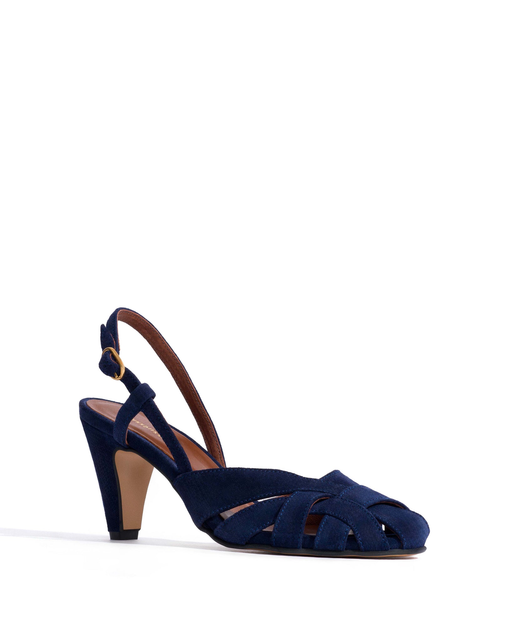 Banie 75 Calf suede Ink blue