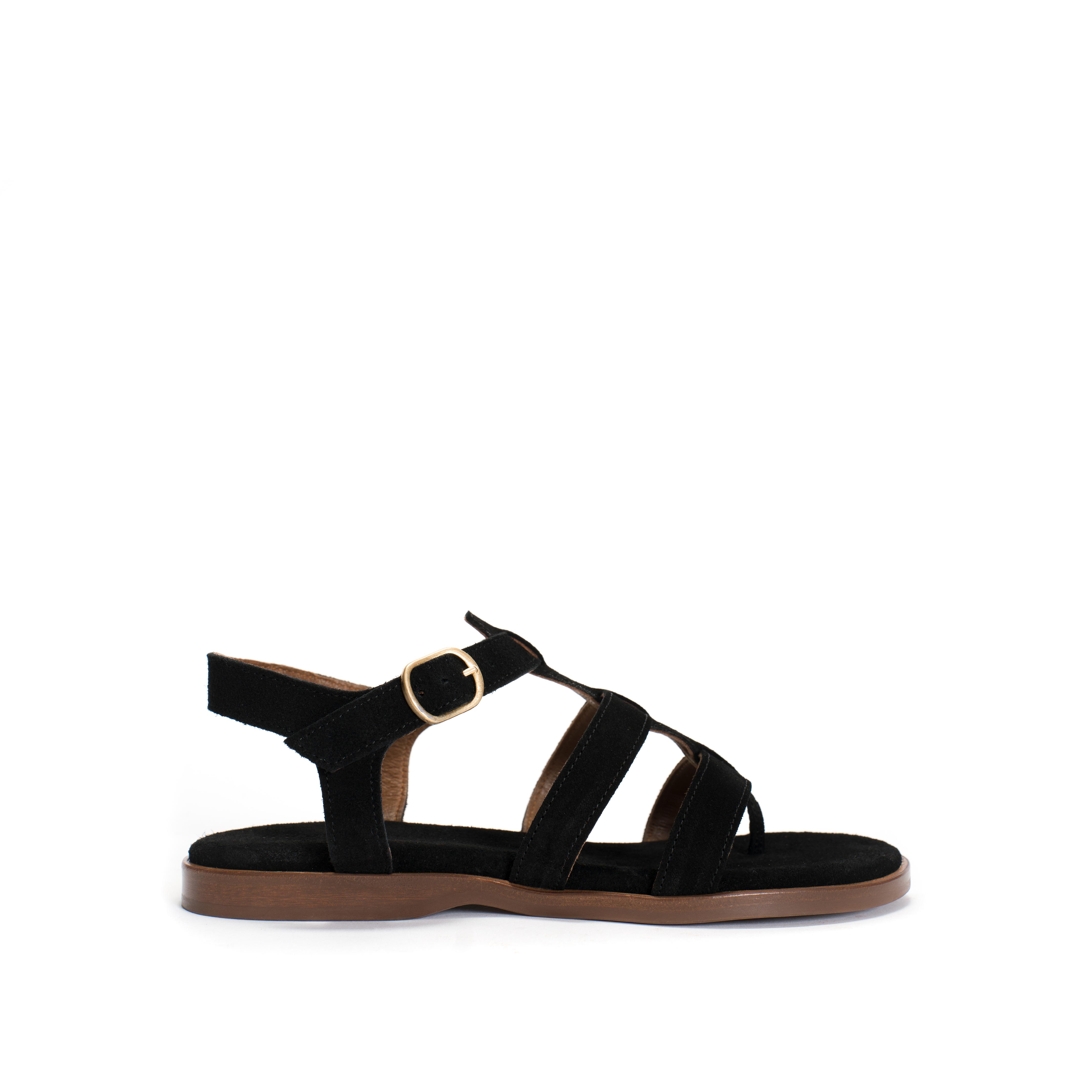Bobbie Calf suede Black