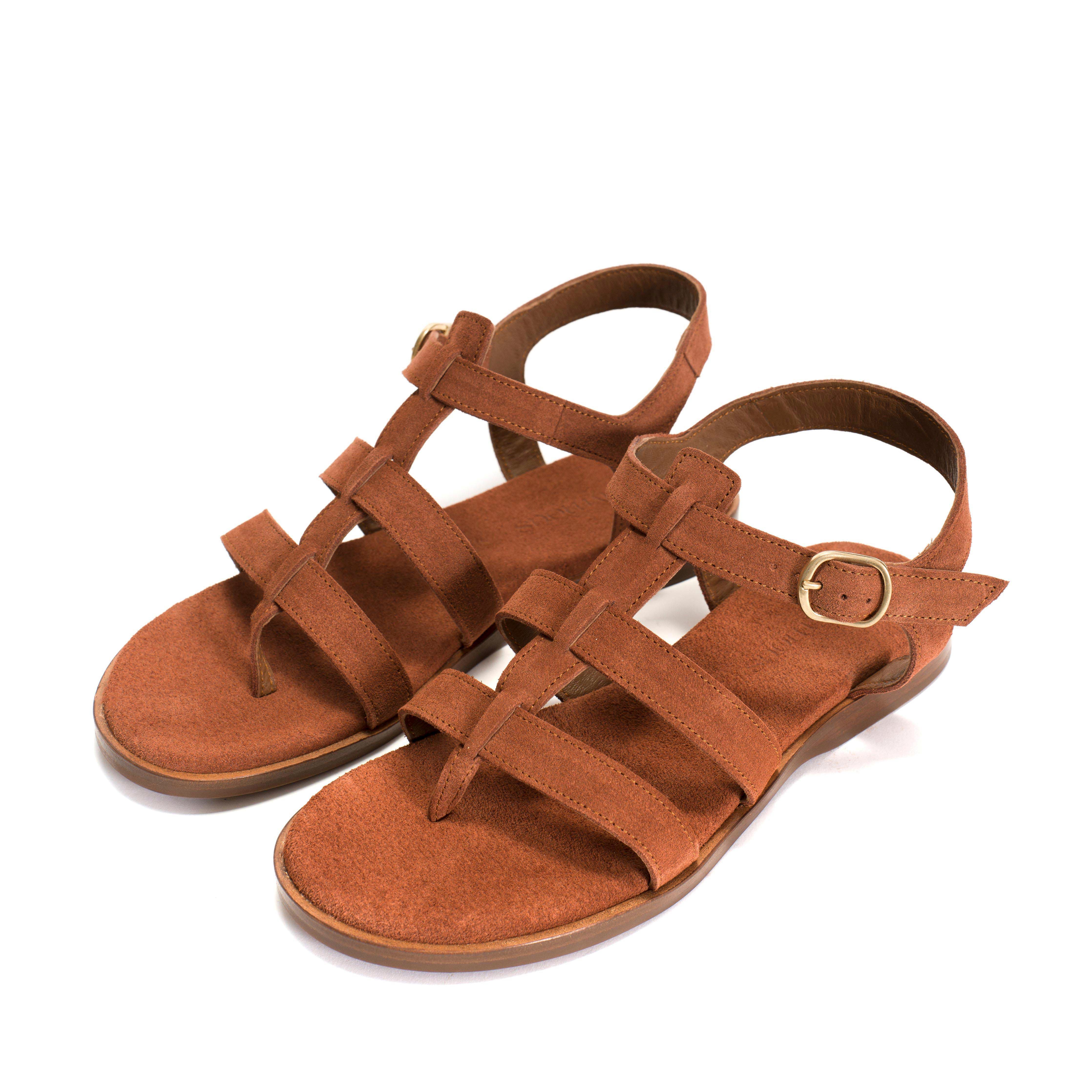 Bobbie Calf suede Natural coral