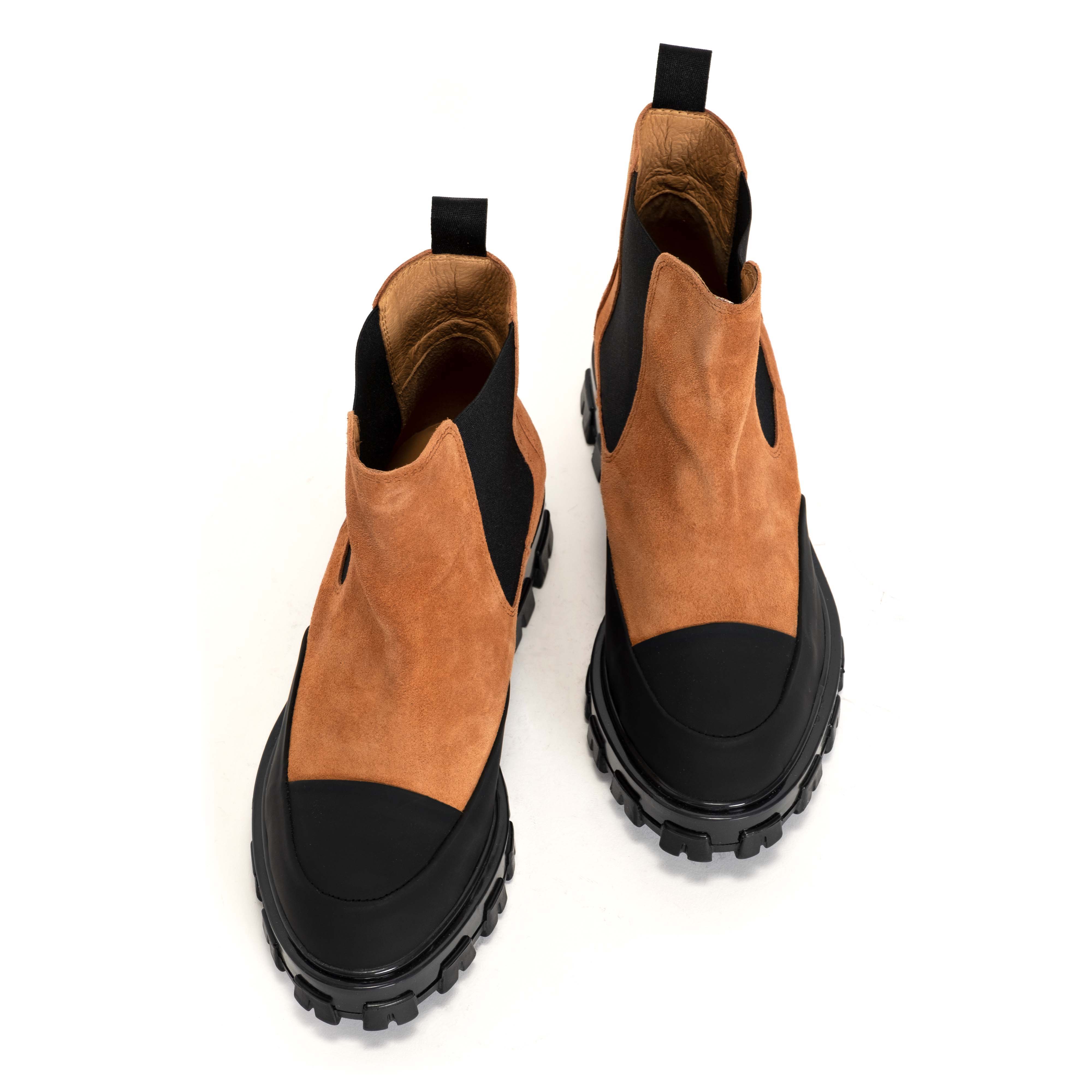 Elice Calf suede Natural coral