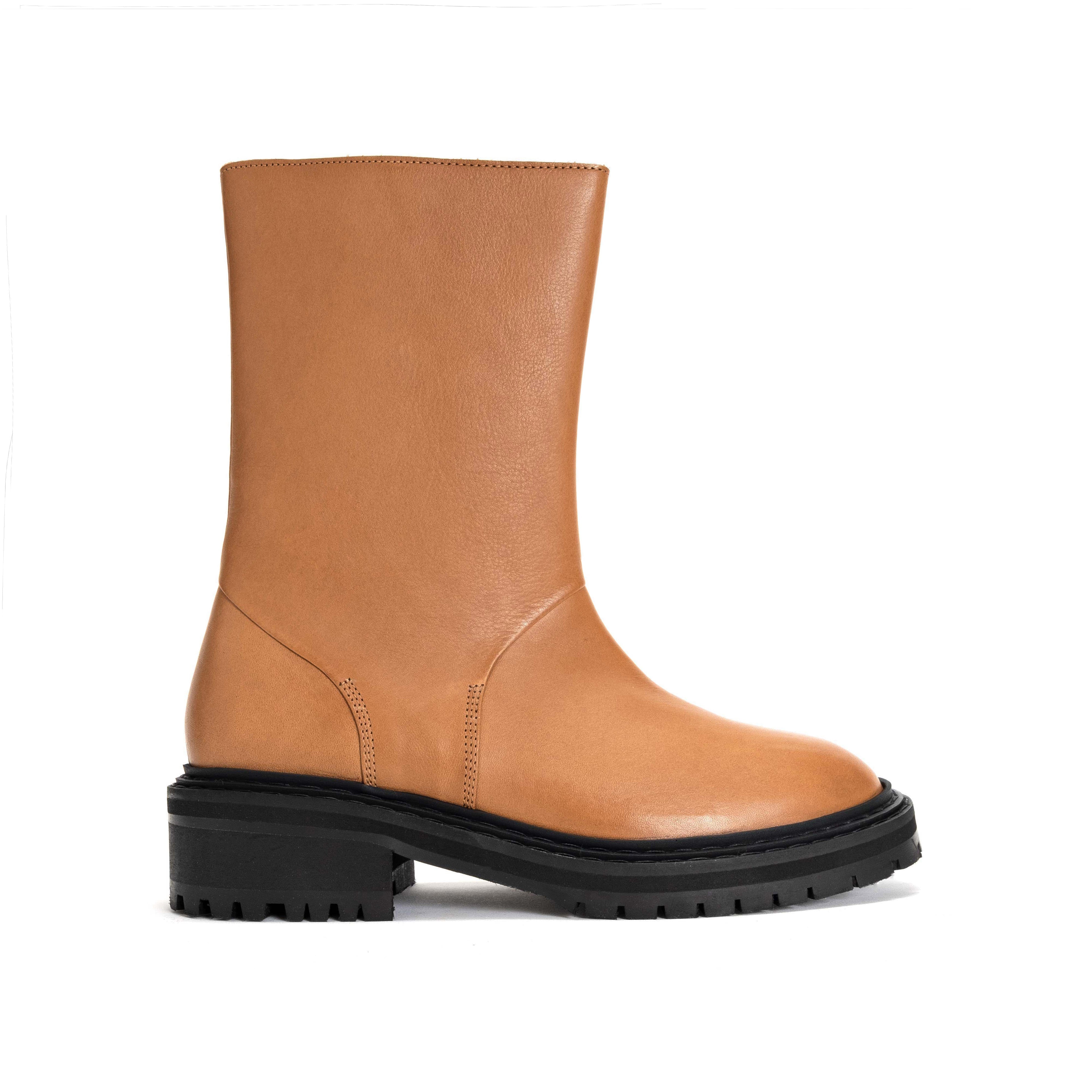 Katty Vegetable tanned calf camel