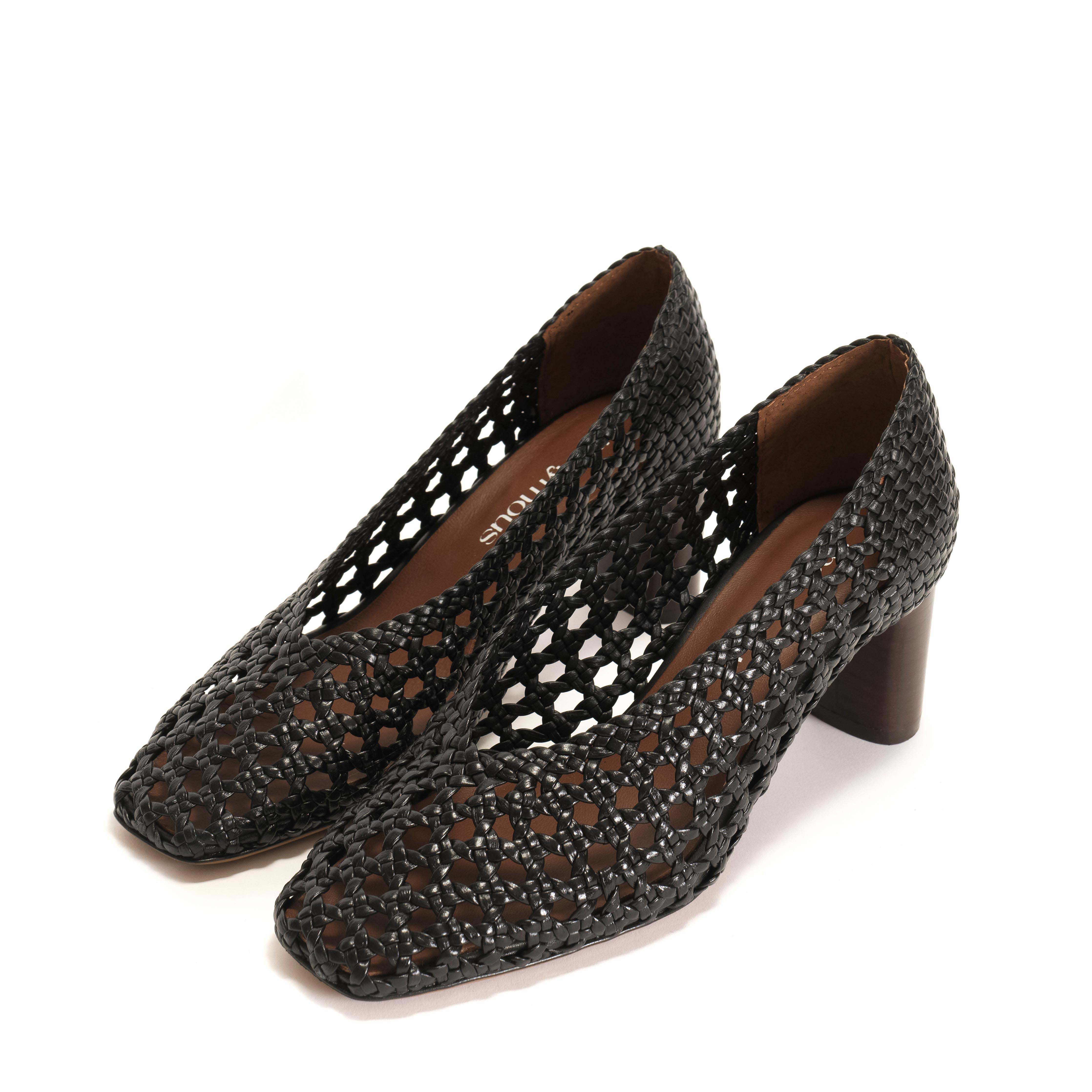 Sessi 60 Hand-braided leather Black