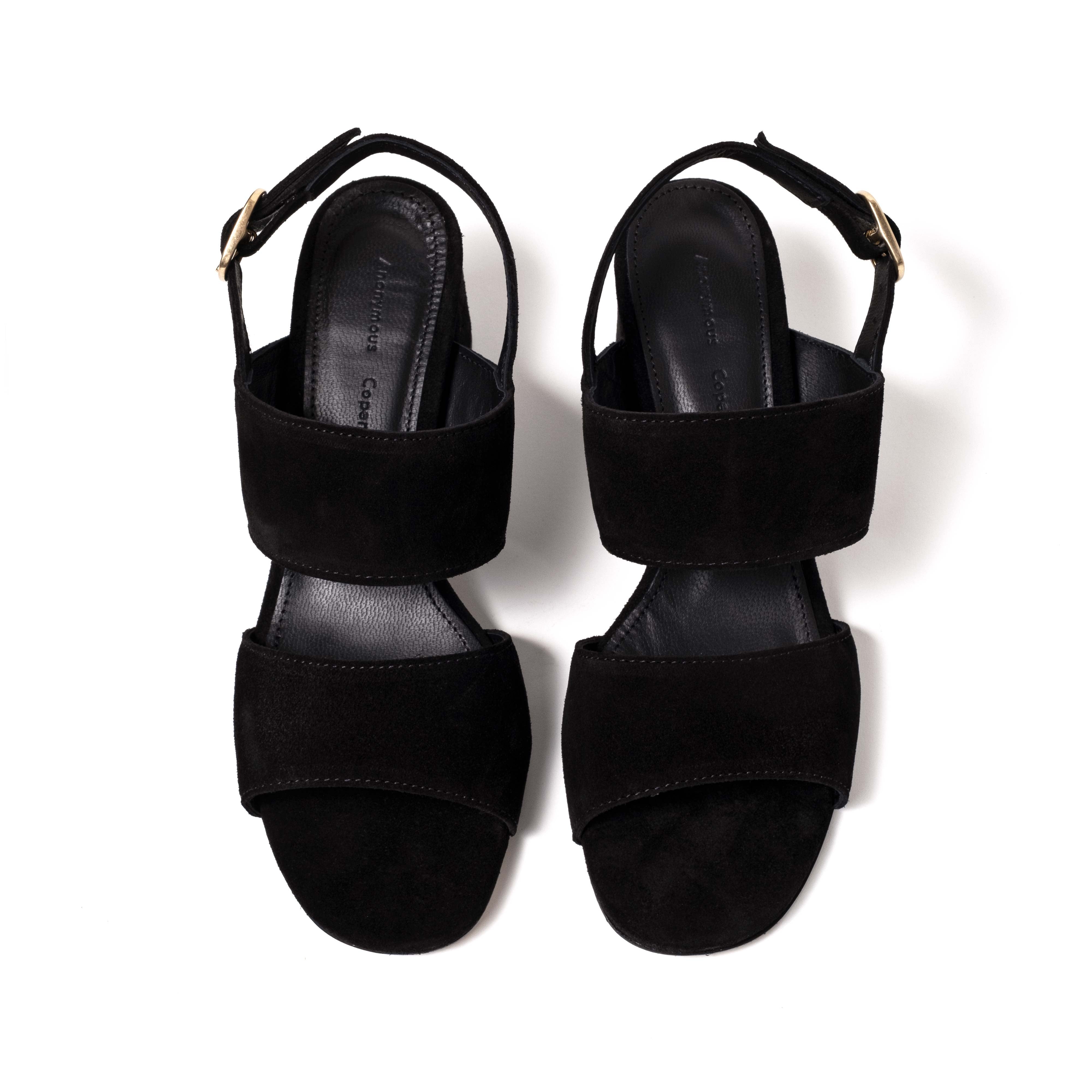 Belinda 55 Calf suede Black