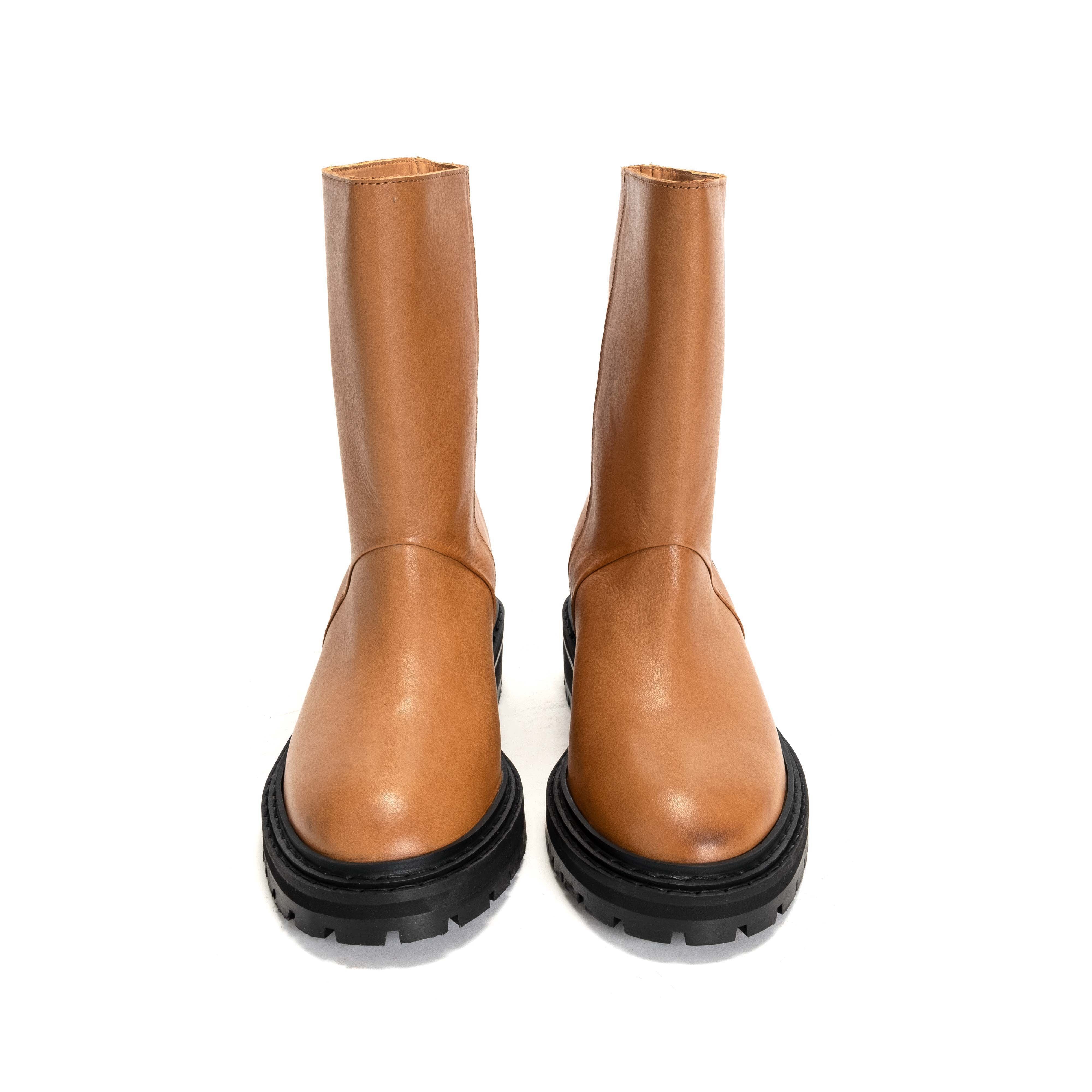 Katty Vegetable tanned calf camel