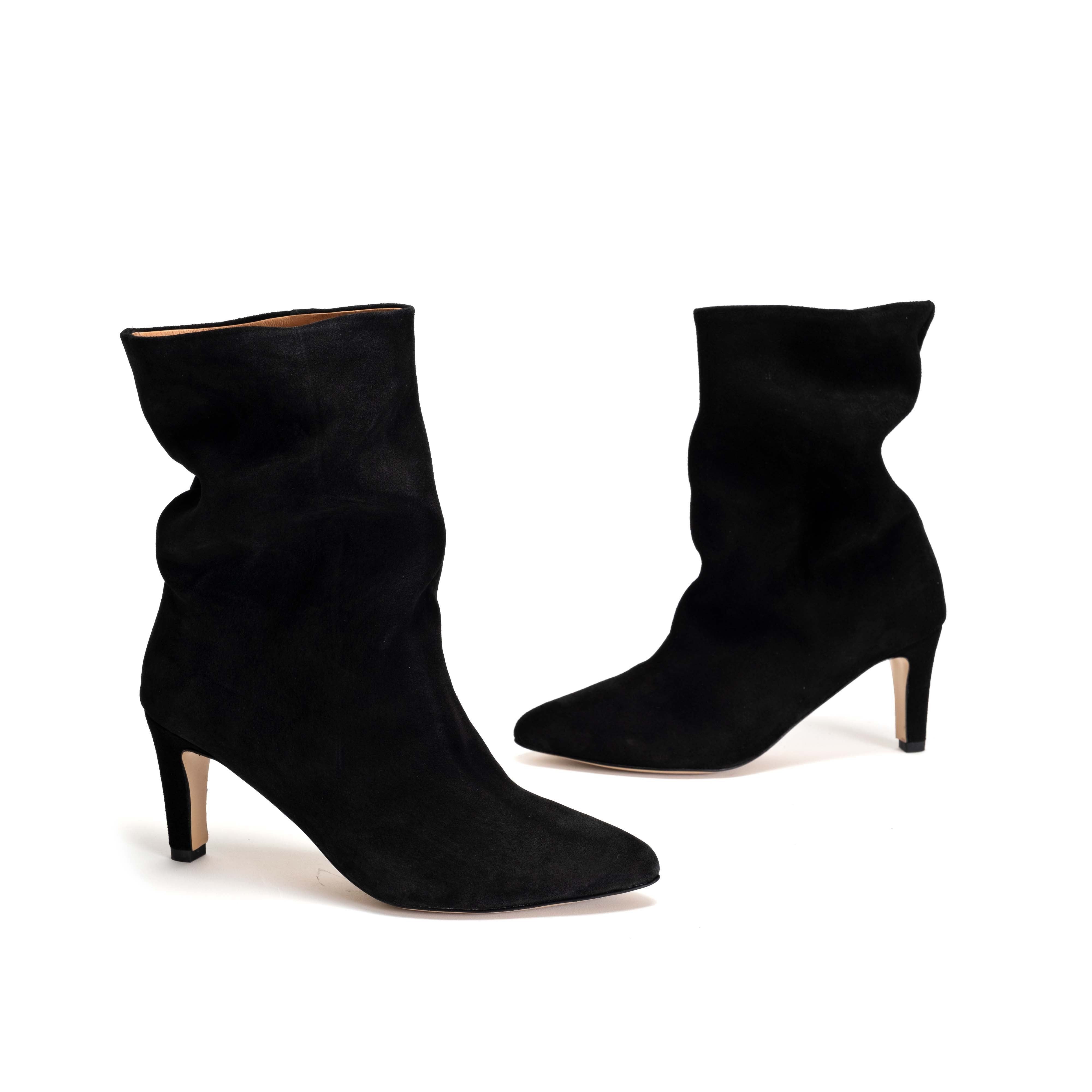 Vully 75 stiletto Calf suede Black