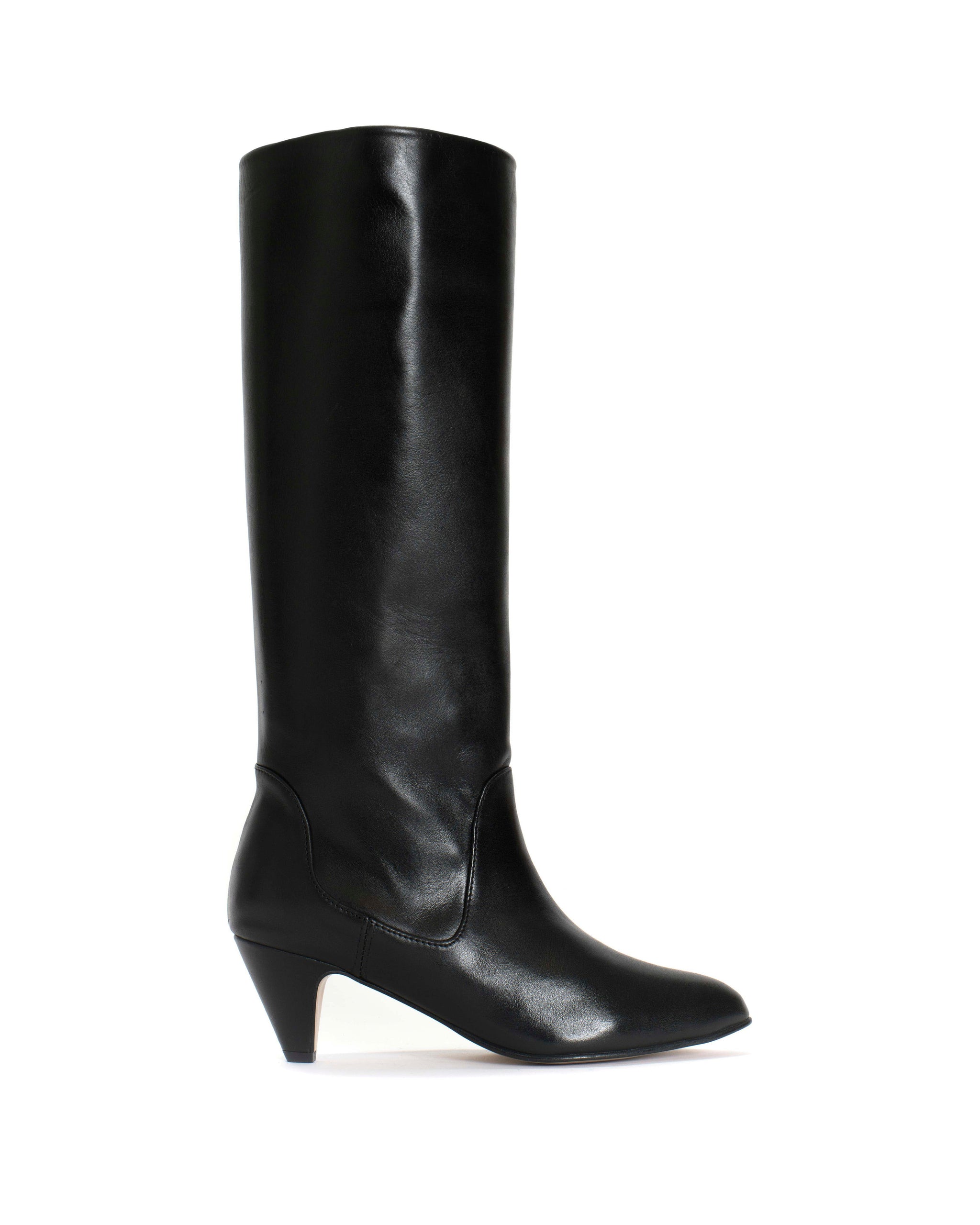 Valle 50 stiletto Soft calf Black