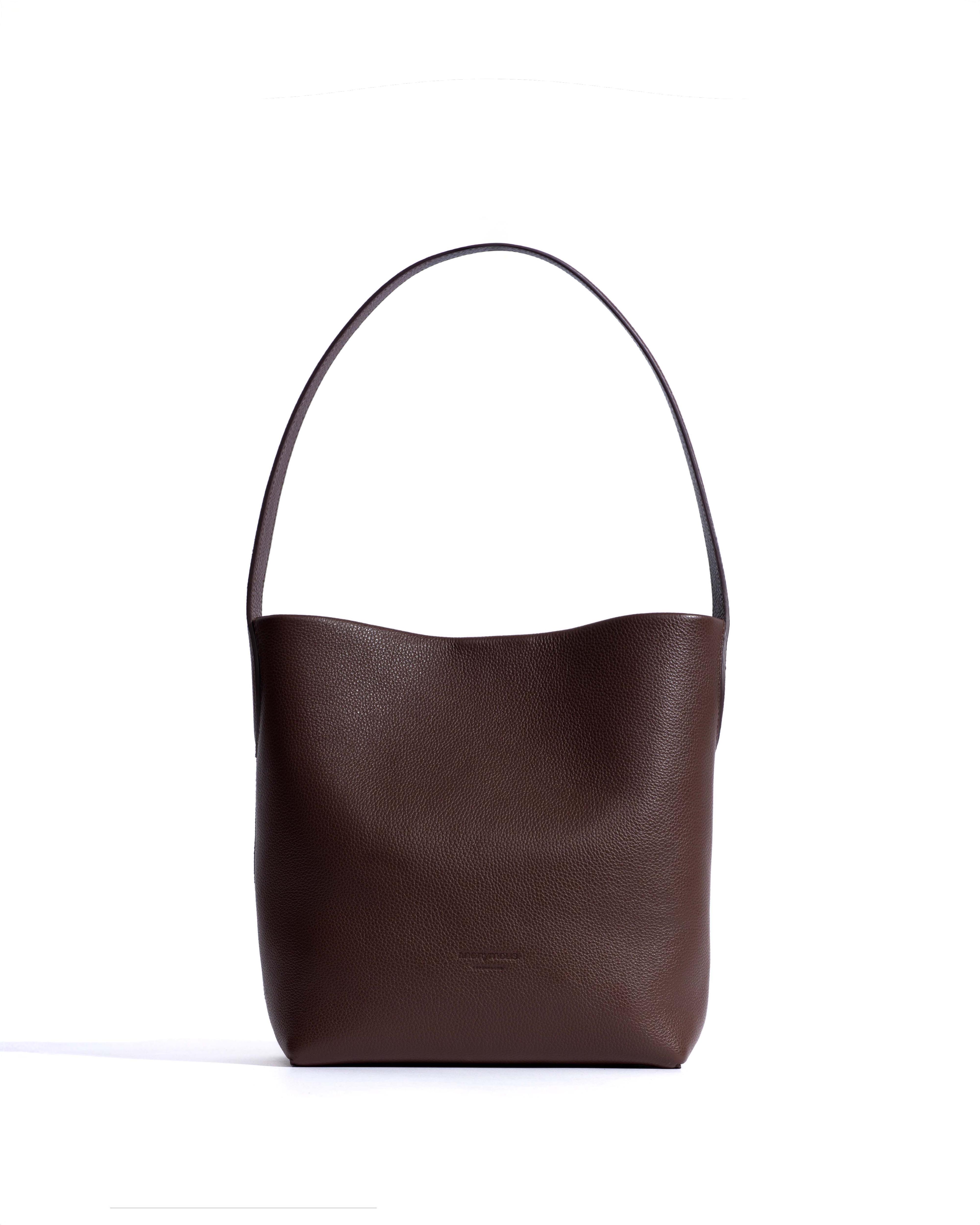 Versa petite bag Pebbled soft calf Chocolate